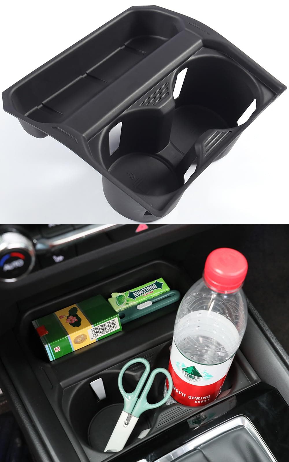 Cup Holder Insert for 2023 2024 2025 Mazda CX-50 and CX50 Hybrid, Center Console Cup Drink Holders for Mazda CX50 CX 50 2025 2024 Interior Accessories
