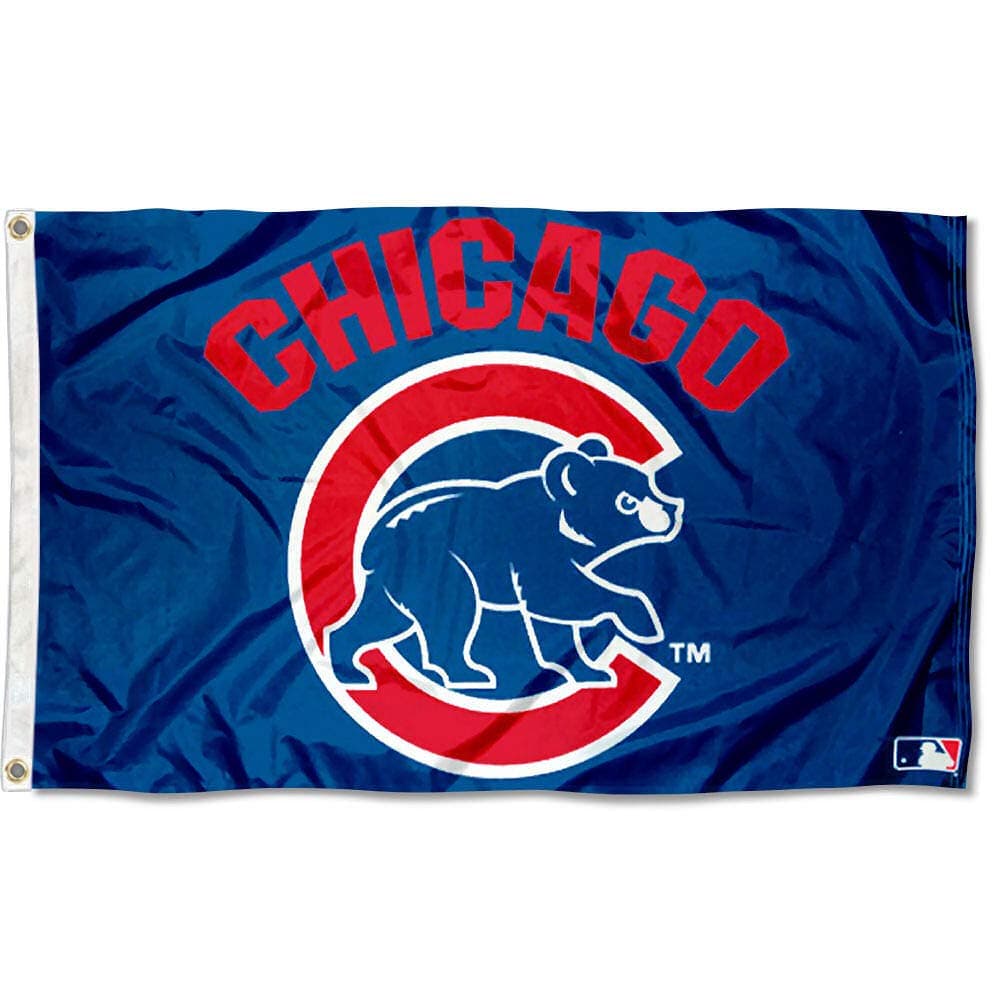 Chicago Baseball Walking Bear Flag 3x5 Banner