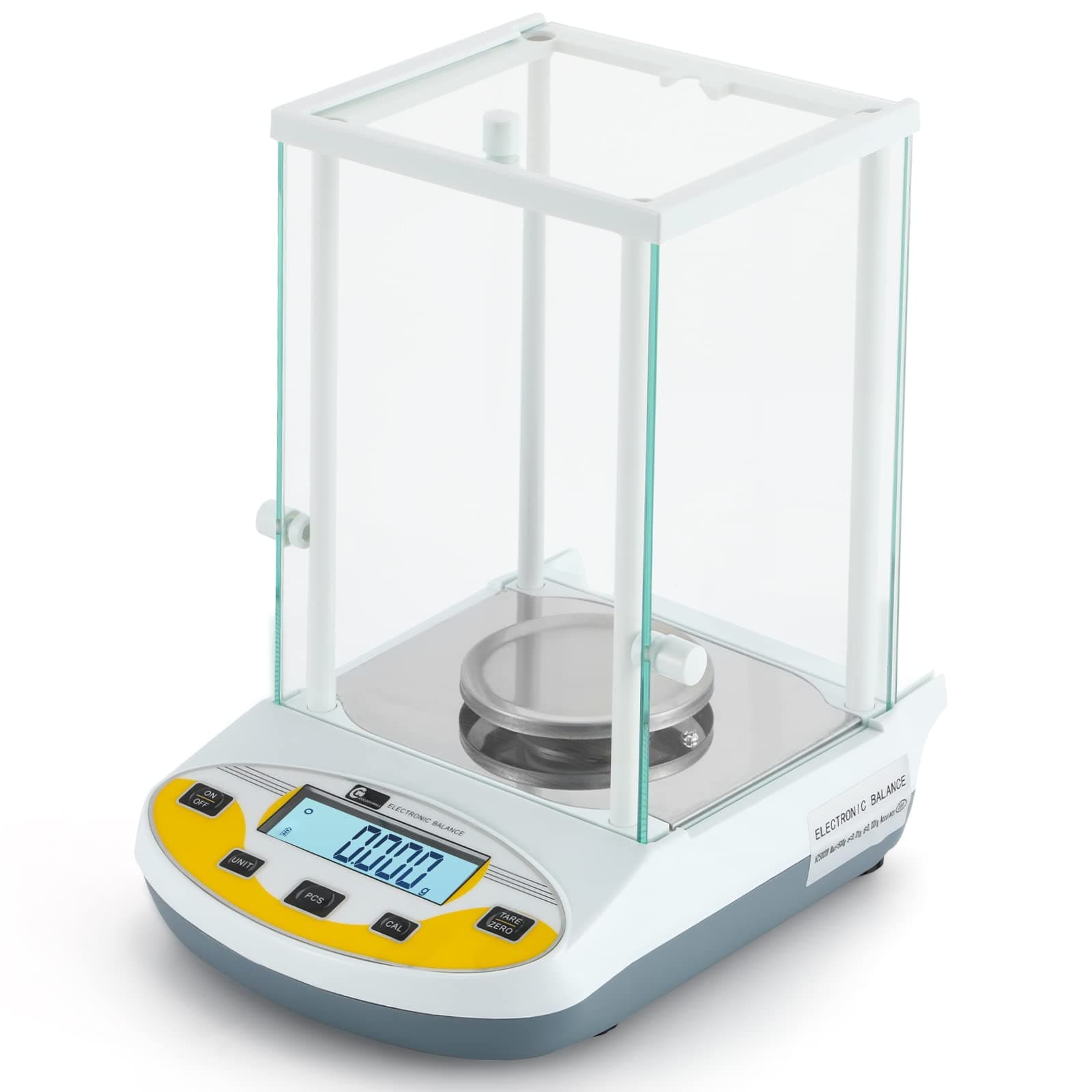 CGOLDENWALL 0.001g Analytical Balance Electronic Lab Scale 1mg Precision Analytical Scale Jewelry Scale Digital Scale High Precision Laboratory Scale for Laboratory Pharmacy School (500g, 0.001g)