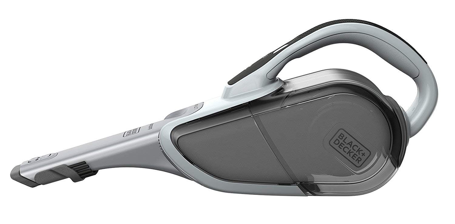 BLACK+DECKER 7.2v 10.8wh lithium-ion cordless dustbuster/ hand vacuum cleaner, white - dvj215j-b5,