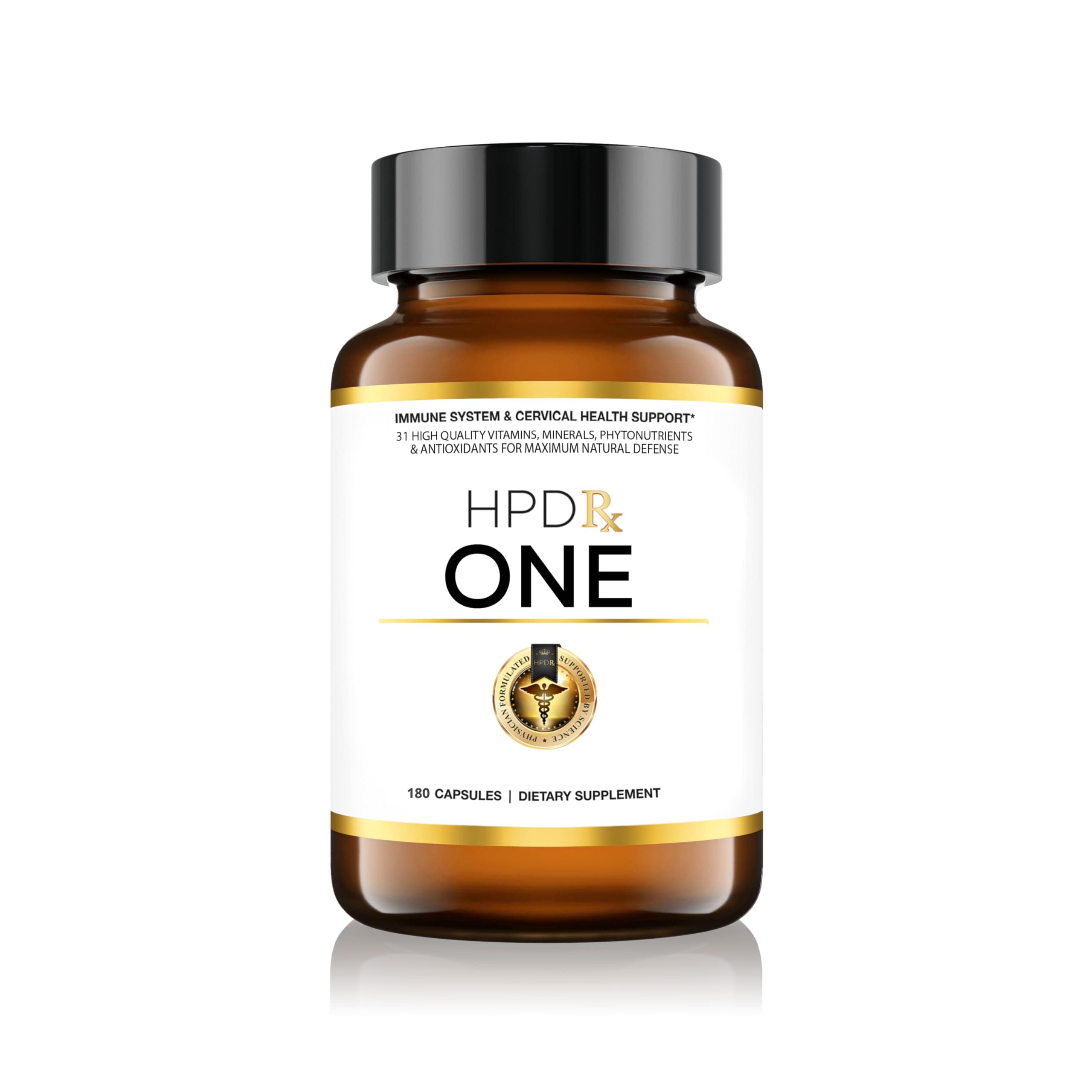 ONE Immunity Boost Multivitamin Supplements for Women and Men | Advanced Immunity Defense Support | Helps Immune Response | 1-Month Supply, 180 Capsules, Pack of 1