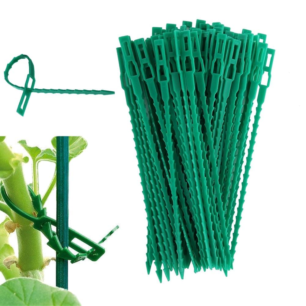 AstonAndia 60 PCS Plant Support for Climbers Plant Support Sticks Plant Climbing Wall Clips Plant Ties Twist Tie Plant Holder Tie for Garden Accessories(17cm)