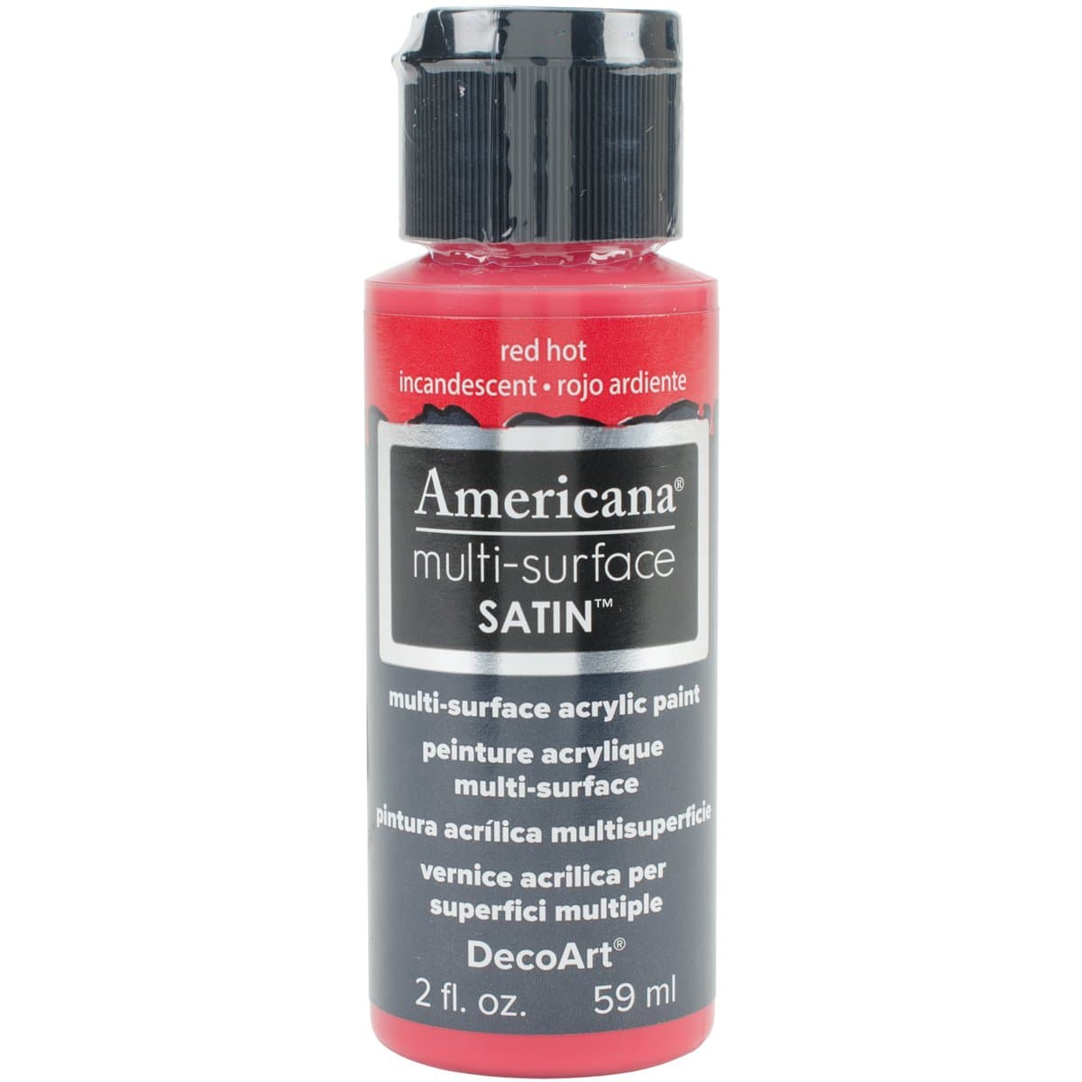DecoArt AMR MLTI-SURF 2OZ RED HOT