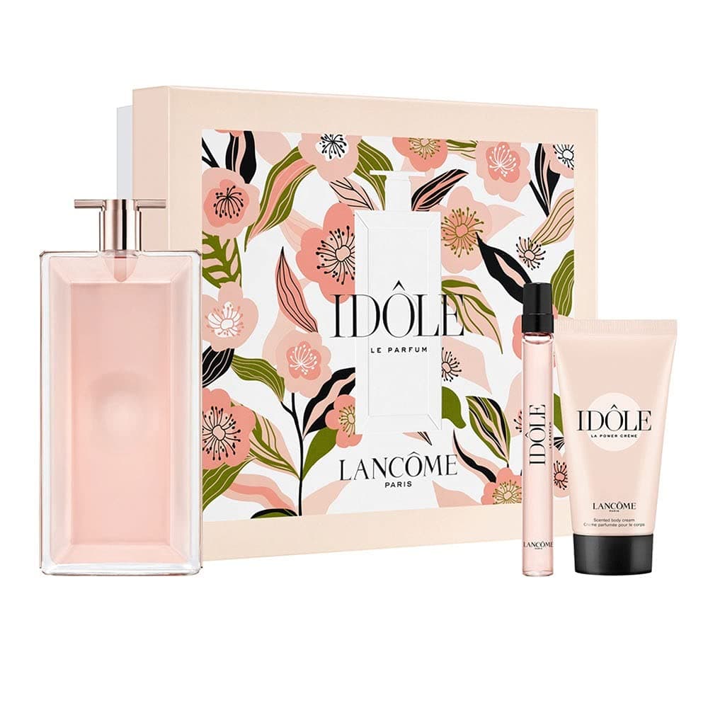 Lancome Idole Eau de Parfum 100ml Gift Set (Contains 100ml EDP, 50ml Body Cream and 10ml Travel Spray)