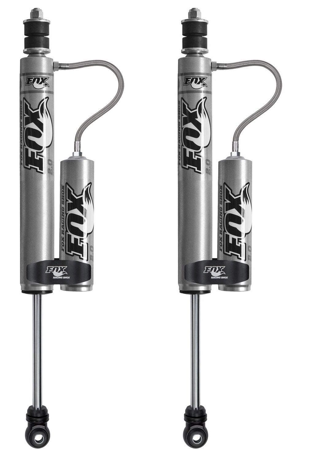 Fox 2.0 Performance Series Reservoirs Rear Pair compatible with 05-15 Tacoma 4WD w/2-3" Lift