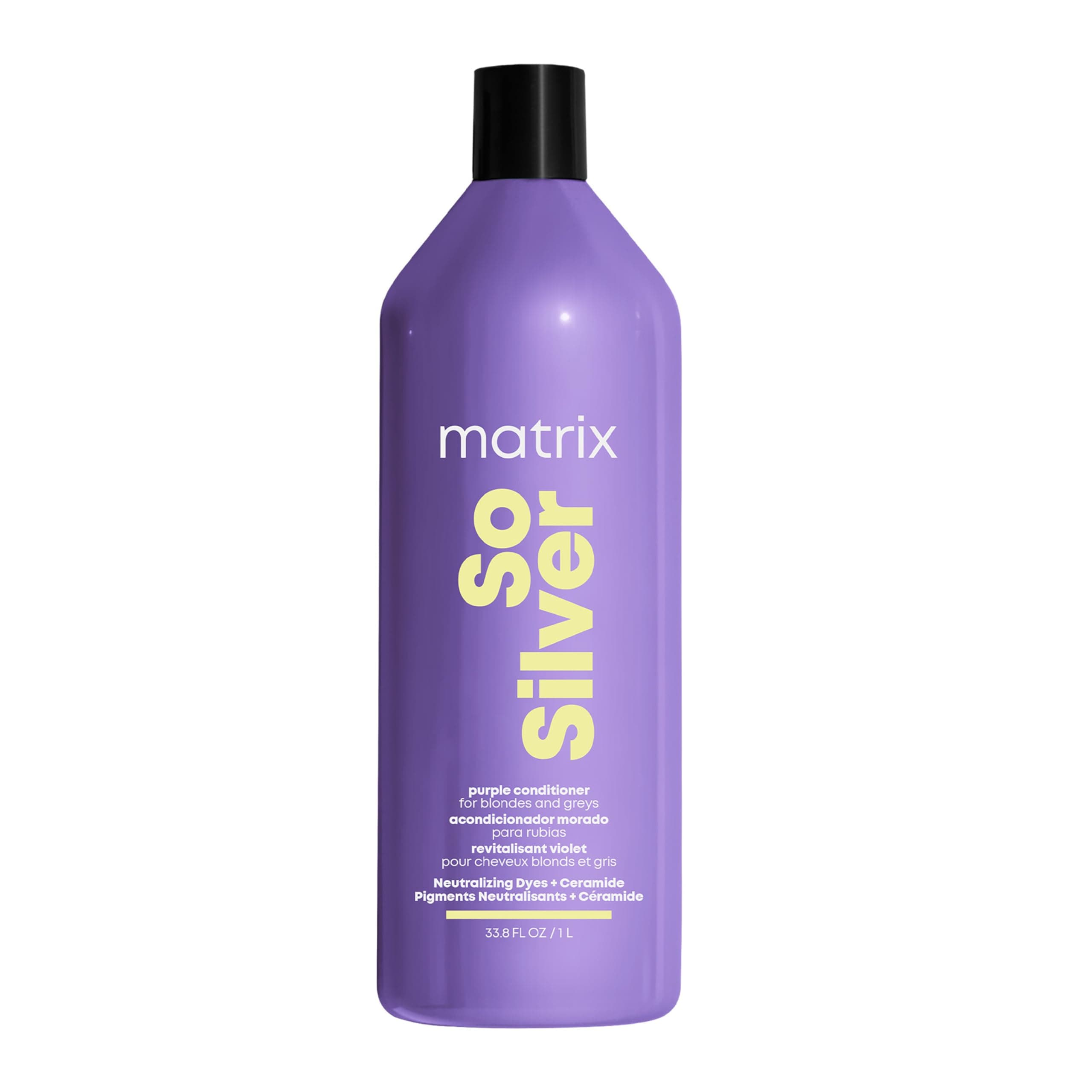 So Silver Purple Toning Conditioner, For Blondes, Greys and Silvers, Neutralises Yellow Tones