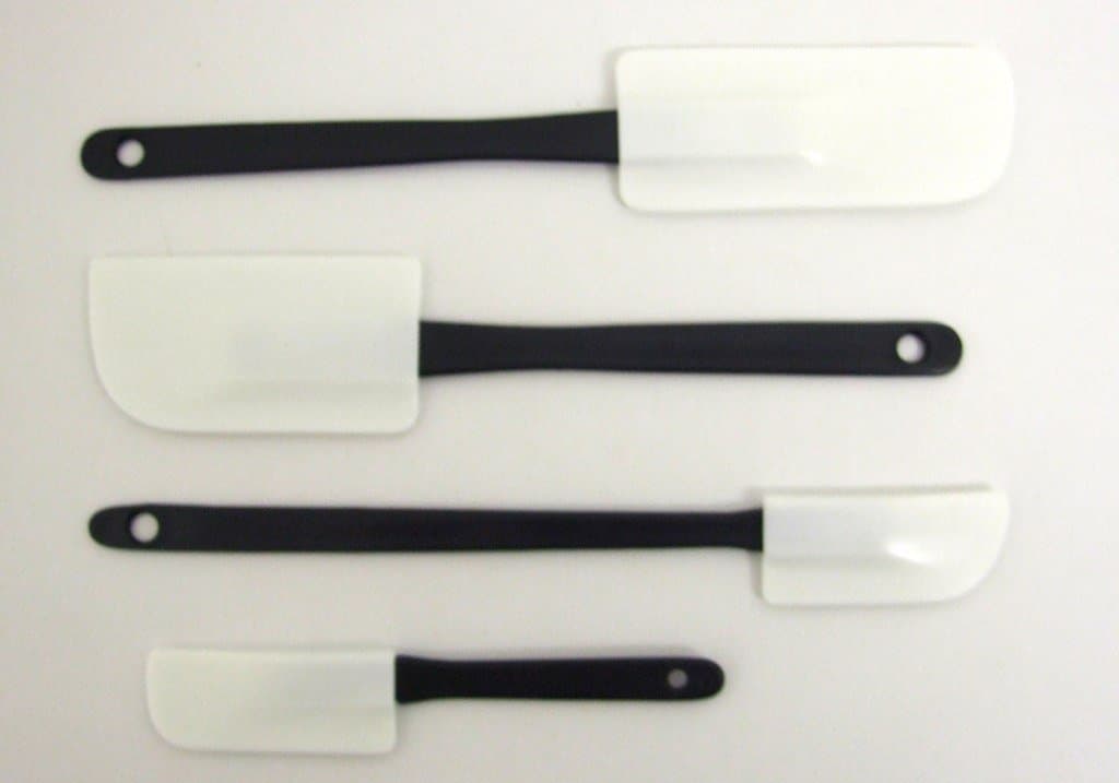 4 PIECE SPATULA SPATULAS KITCHEN COOKING MIXING UTENSILS