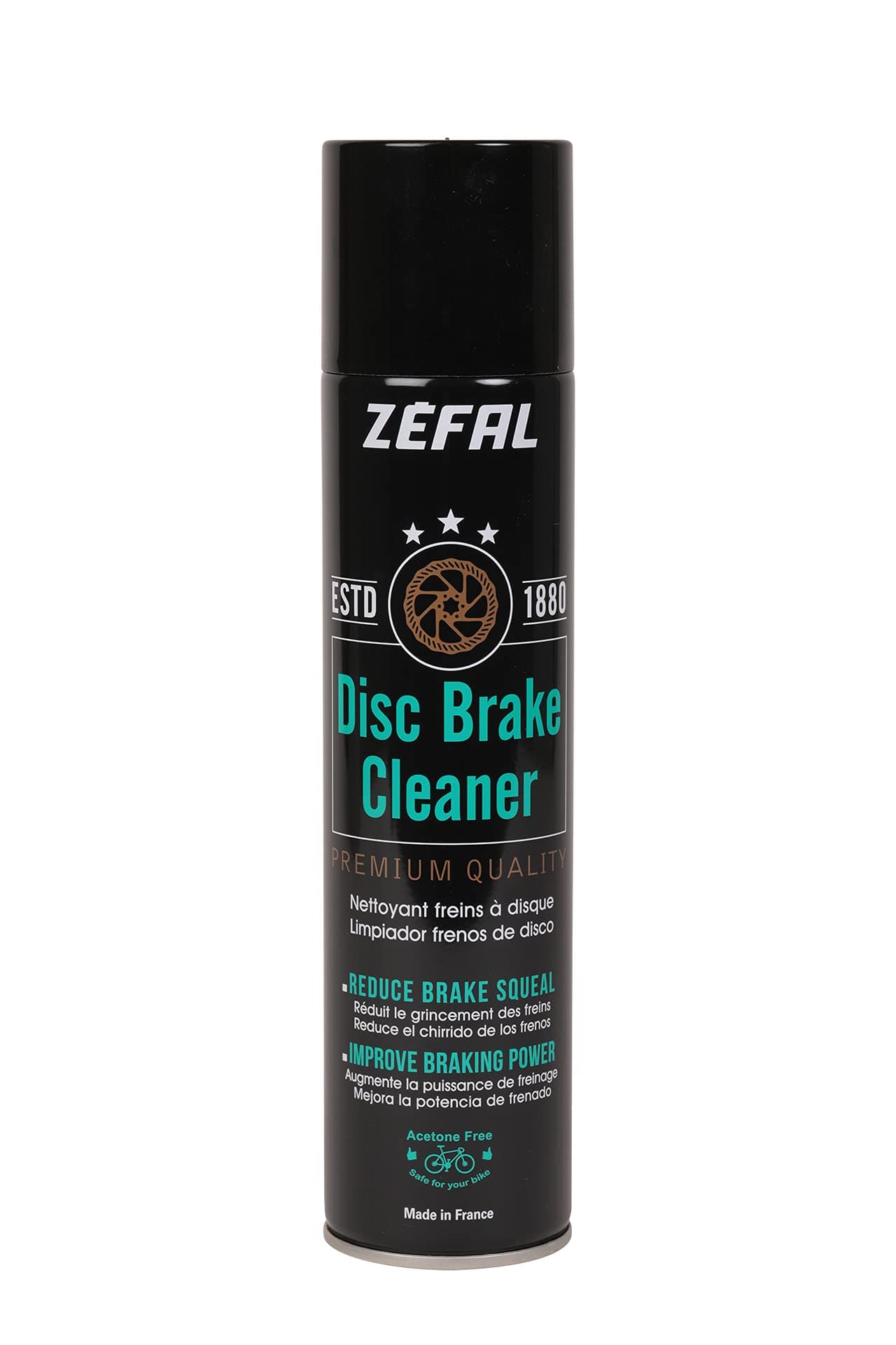 Zefal Disc Brake Cleaner 400ml, Black