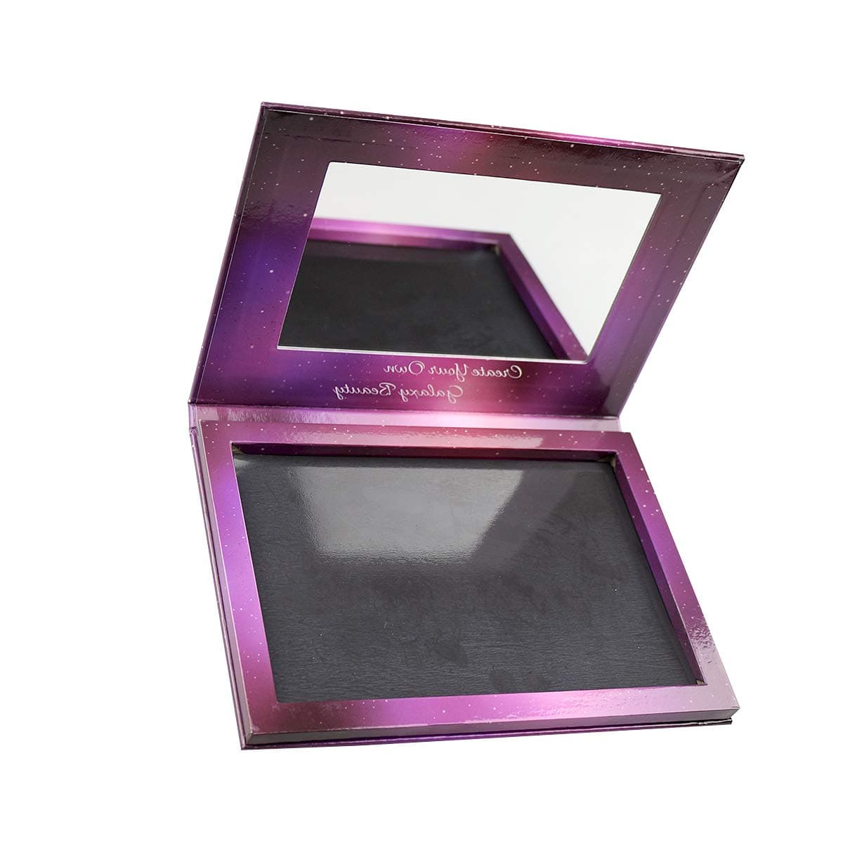 Magnetic Palette Large Empty Makeup Palette with Mirror and Metal Stickers, Eye Shadow Organizer Holder for Eyeshadow Lipstick Blush Powder DIY