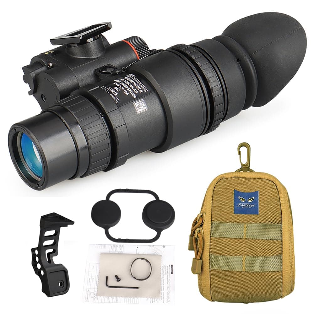 1X-1.5X 32mm Digital Night Vision PVS18, high-Performance Infrared PVS-18 Lightweight Design for Hunting
