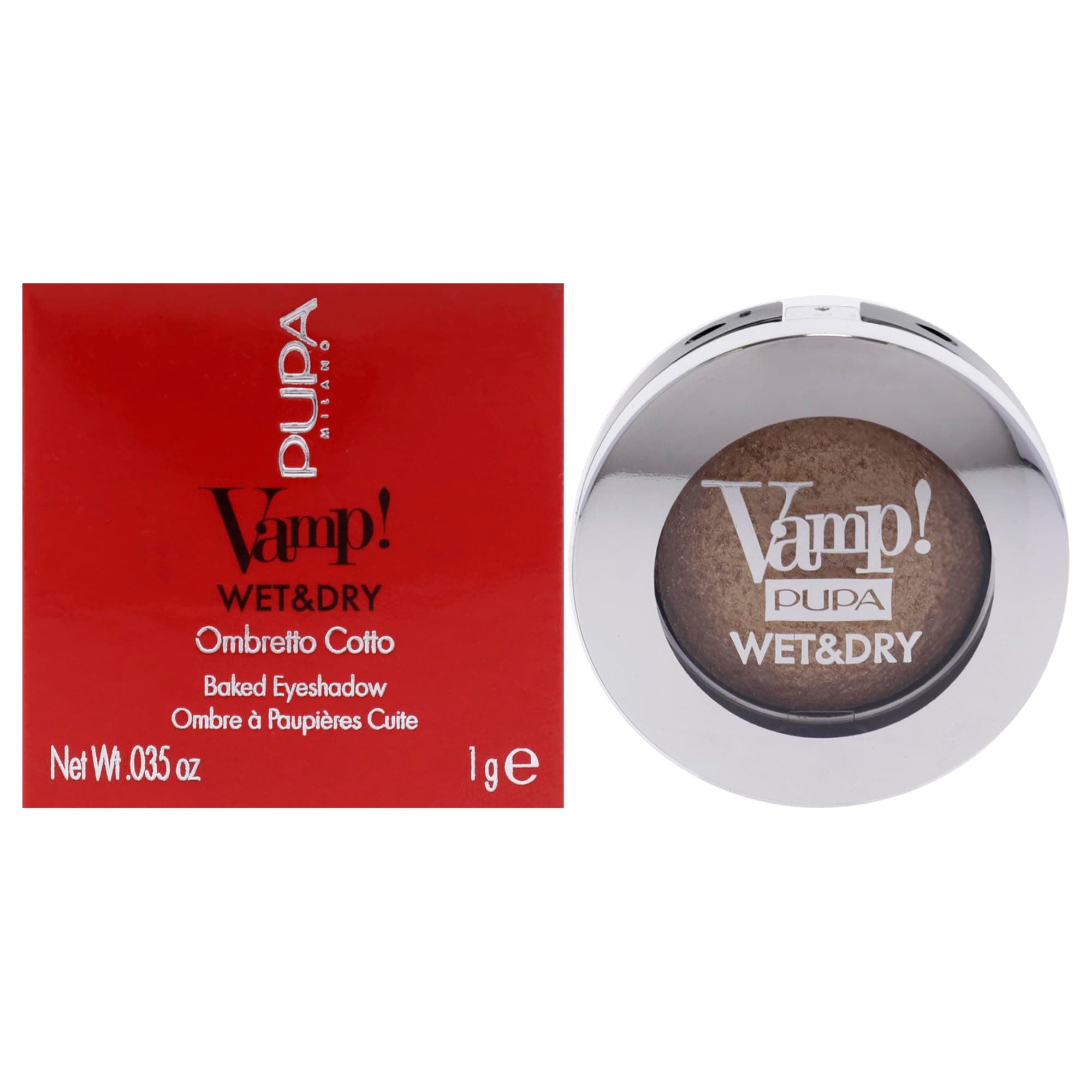 Pupa Vamp! Wet & Dry Eyeshadows, Precious Gold