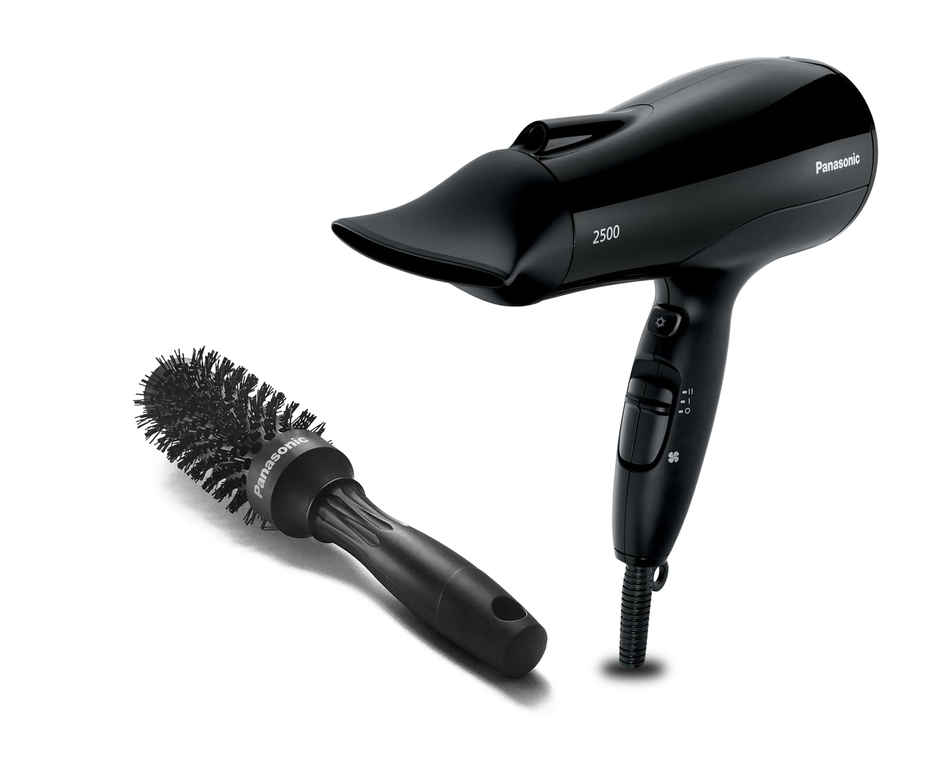 EH-NE83 Ionic Hairdryer with Fast Drying Technology for Smooth, Sleek Hair 2500W, Black