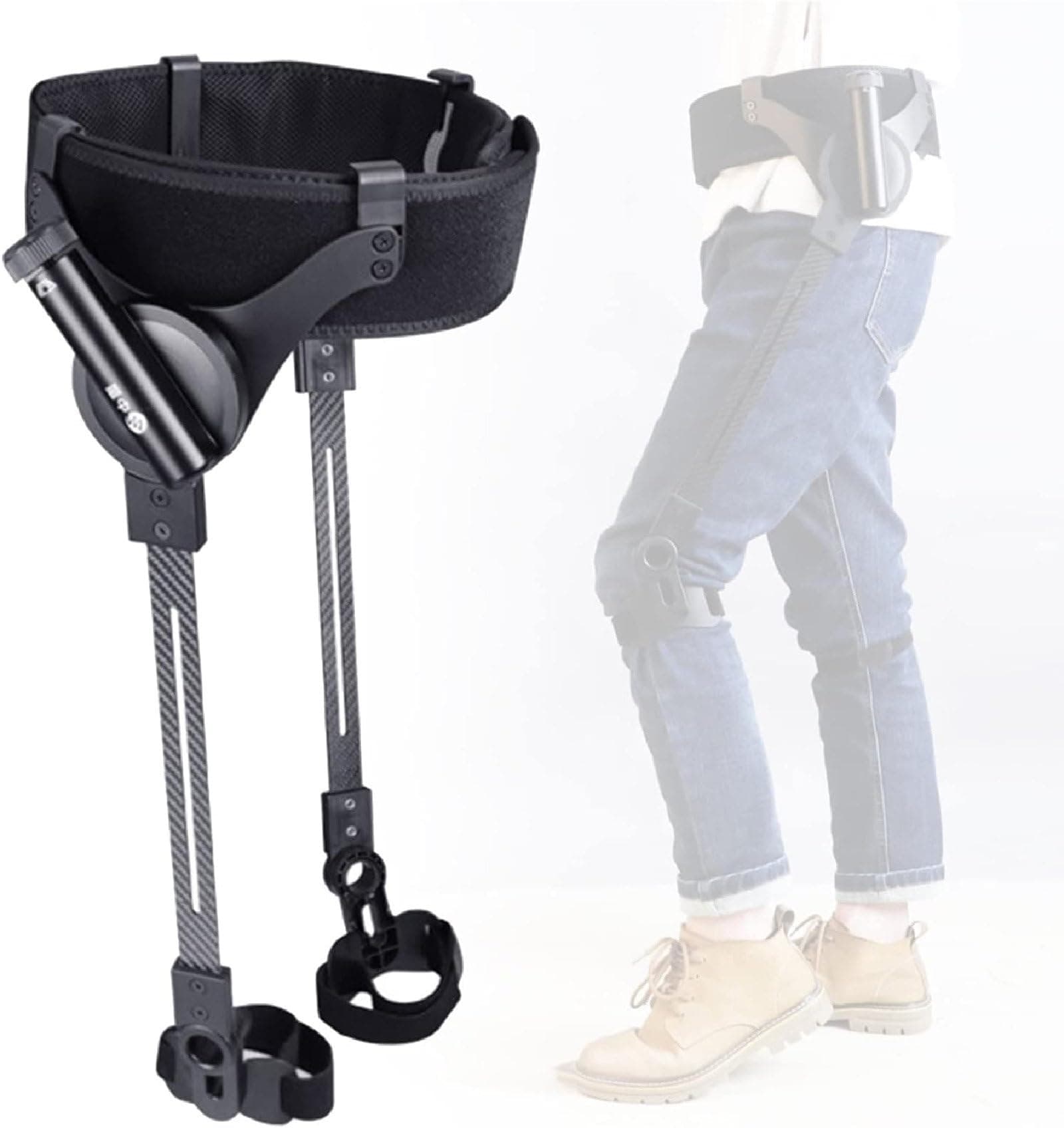 Walking Aid,Bionic Body Power Walking Aids, Rehabilitation Training Leg Walking Training,Mobility Walking Aid for Adults Elderly, Mobility Walking Aid for Stroke Hemiplegia,BothLegs-M