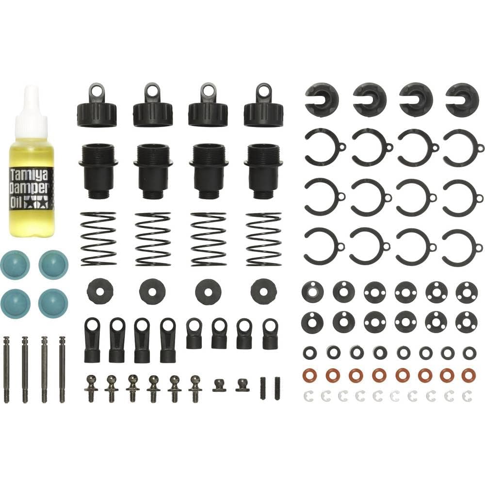 Carson 500908234 Tuning Set TT-02 for Tamiya Chassis Part Model Making Accessories Tuning Parts Black