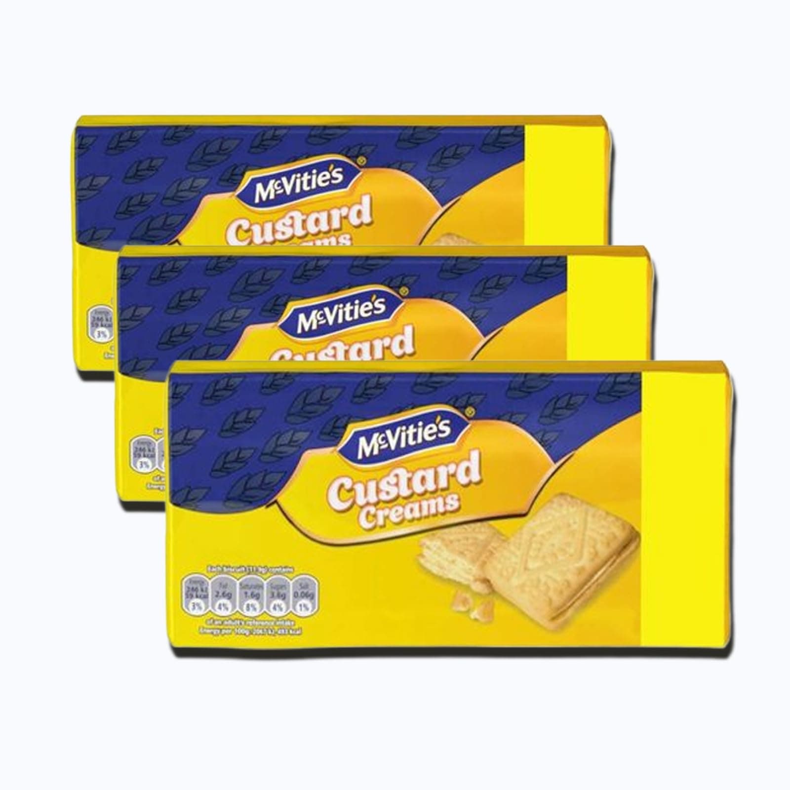 McVities Custard Creams Pack of 3, 300g