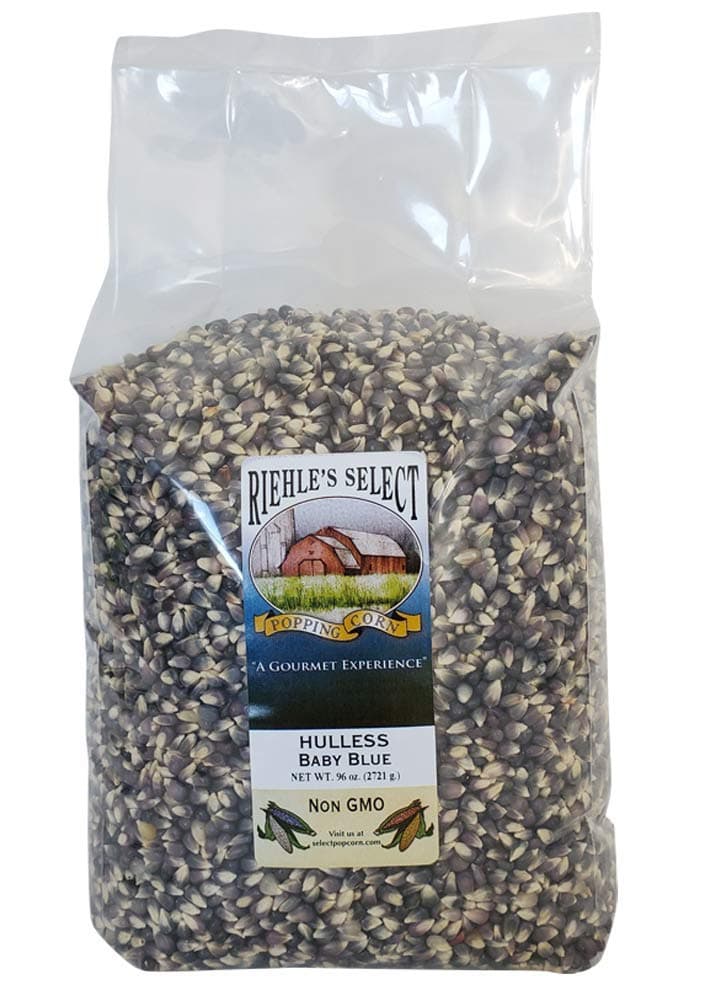 Hulless Baby Blue Whole Grain Popcorn - 6lb (96oz)