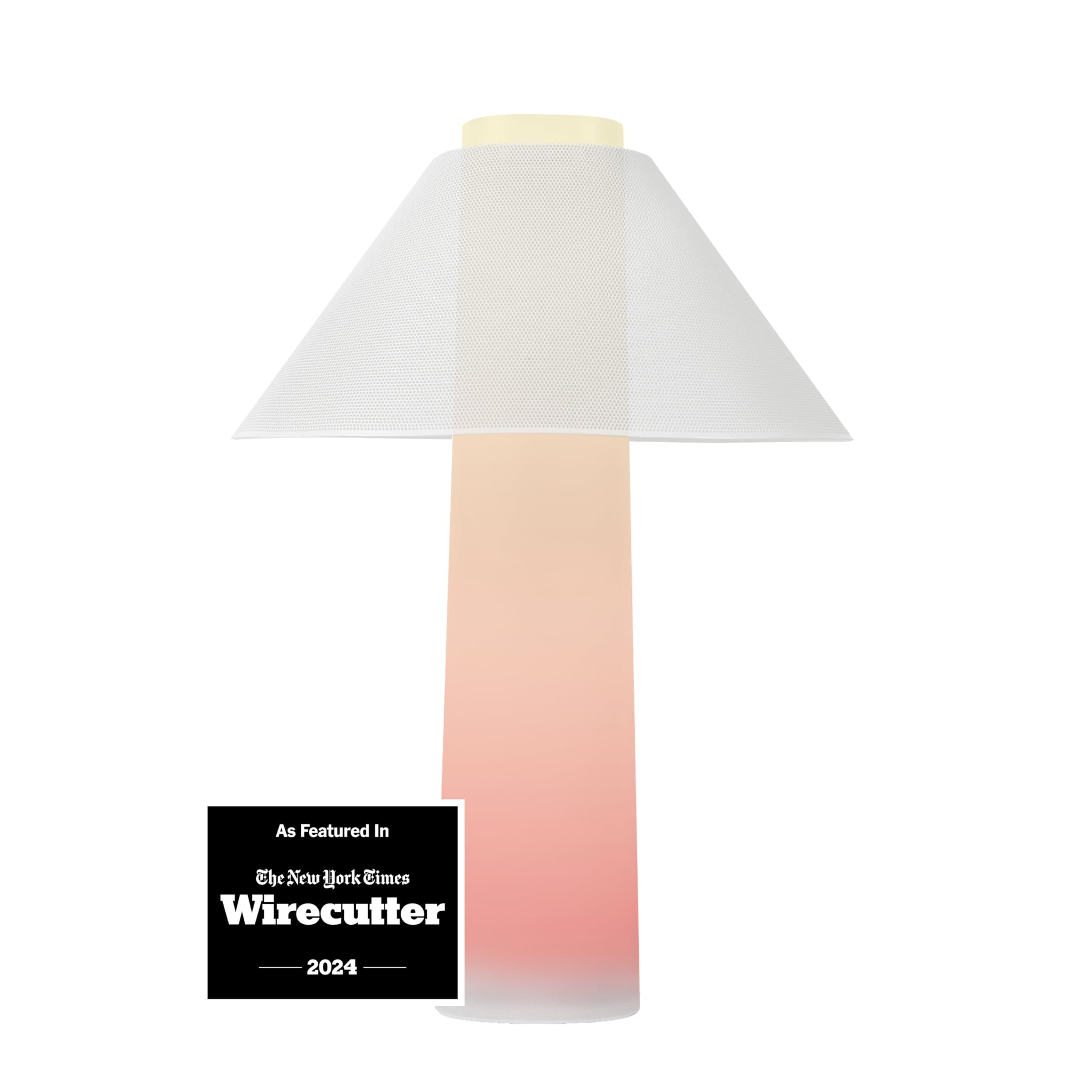 Smart Lamp - Sunrise Alarm, Wake-Up Light, Custom Color Modes, Nightstand Lamp Room Decor, Red Lights for Sleep, Morning & Evening Routines, Modern Table Lamps for Bedroom Decor, Office (White)