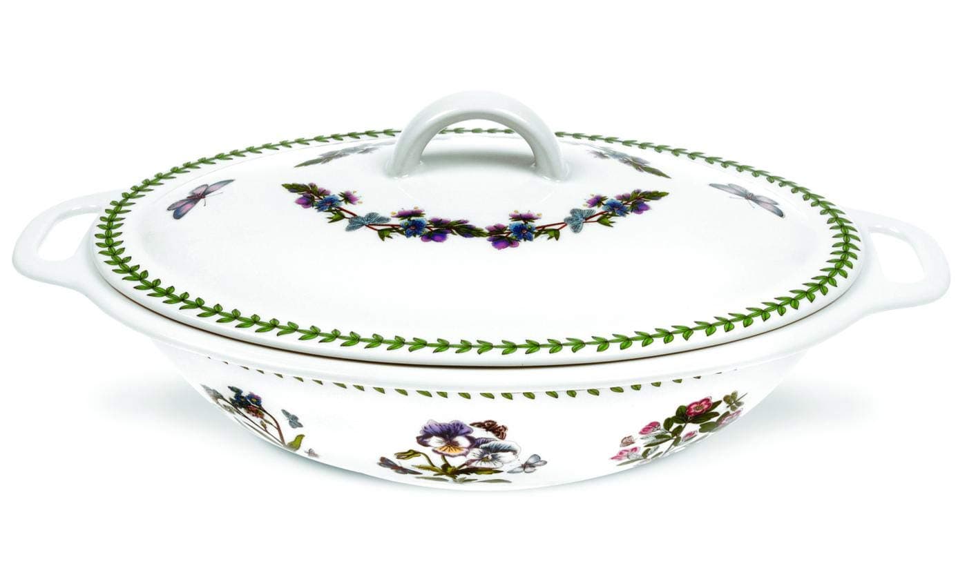 Portmeirion Botanic Garden Covered Oval Casserole