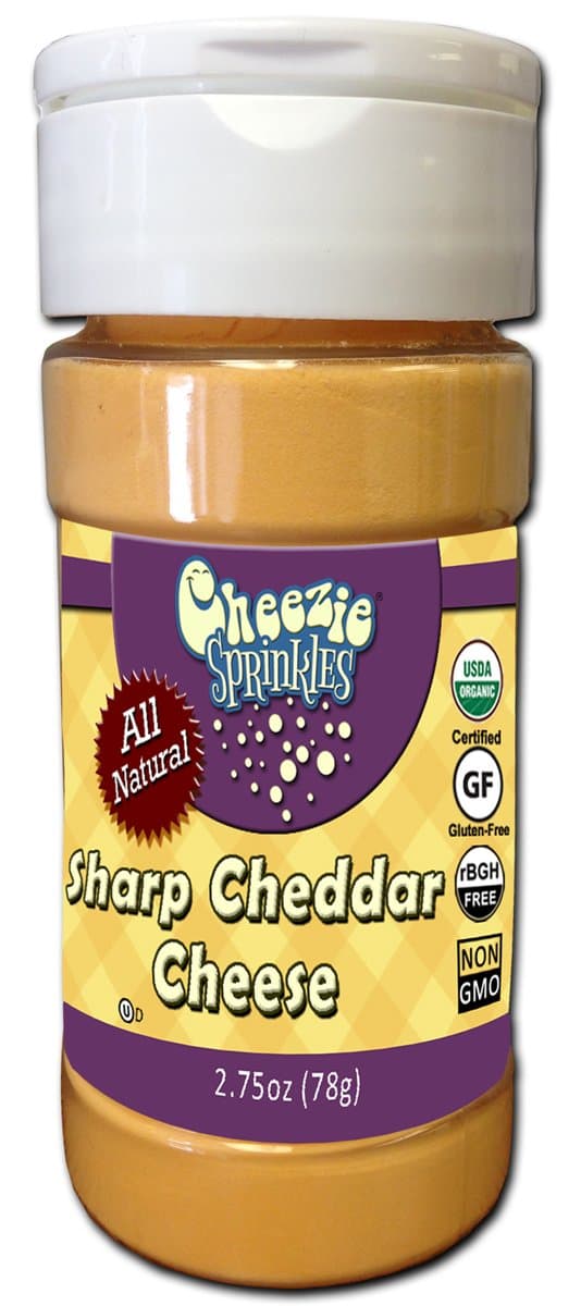 Cheezie Sprinkles Seasoning, Sharp Cheddar Cheese, 2.75 Ounce
