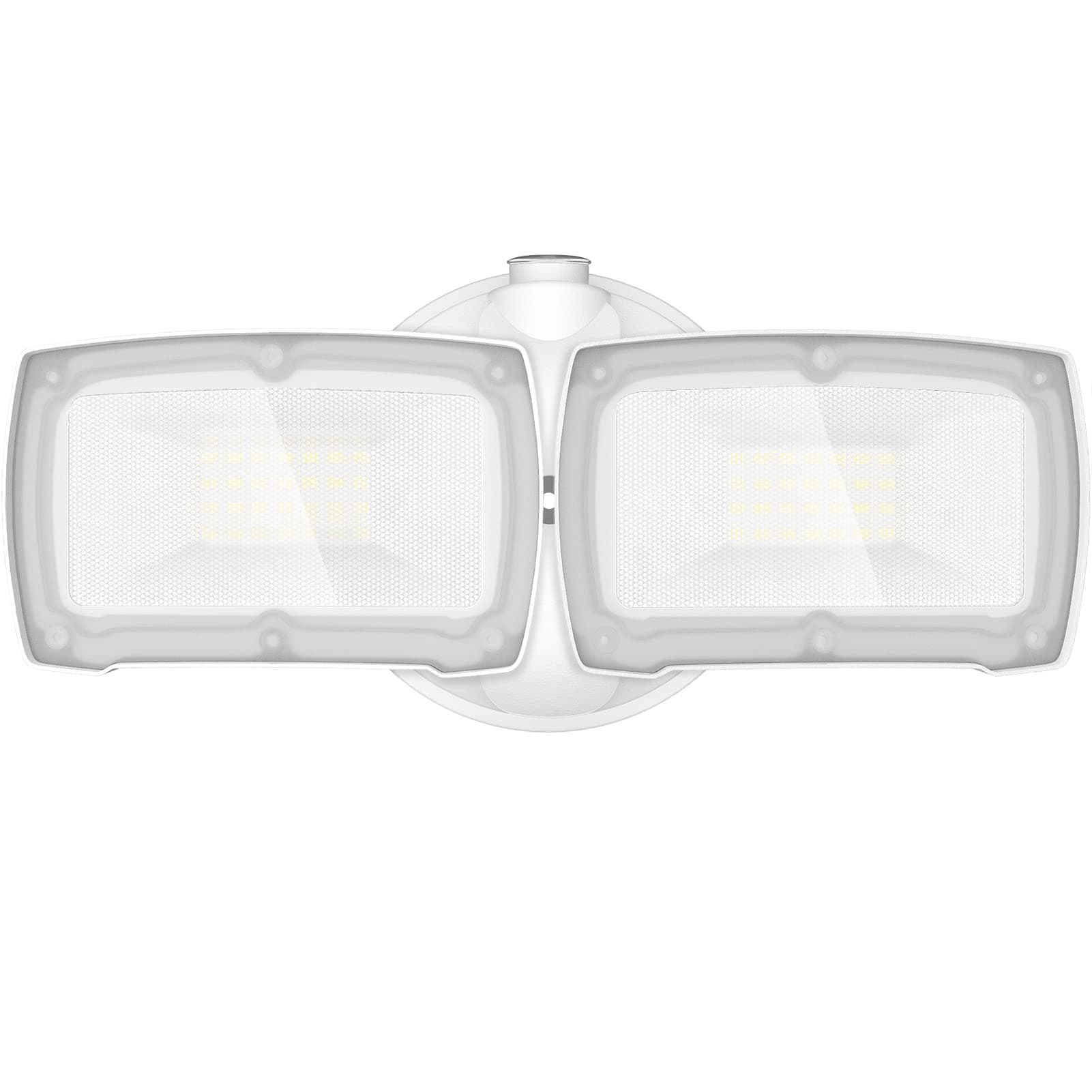 3000LM Dusk to Dawn LED Security Light, 28W Flood Lights with Photocell, 5500K White Light, IP65 Waterproof, 2 Adjustable Heads Exterior Outdoor Security Lights for Garage, Backyard (White)