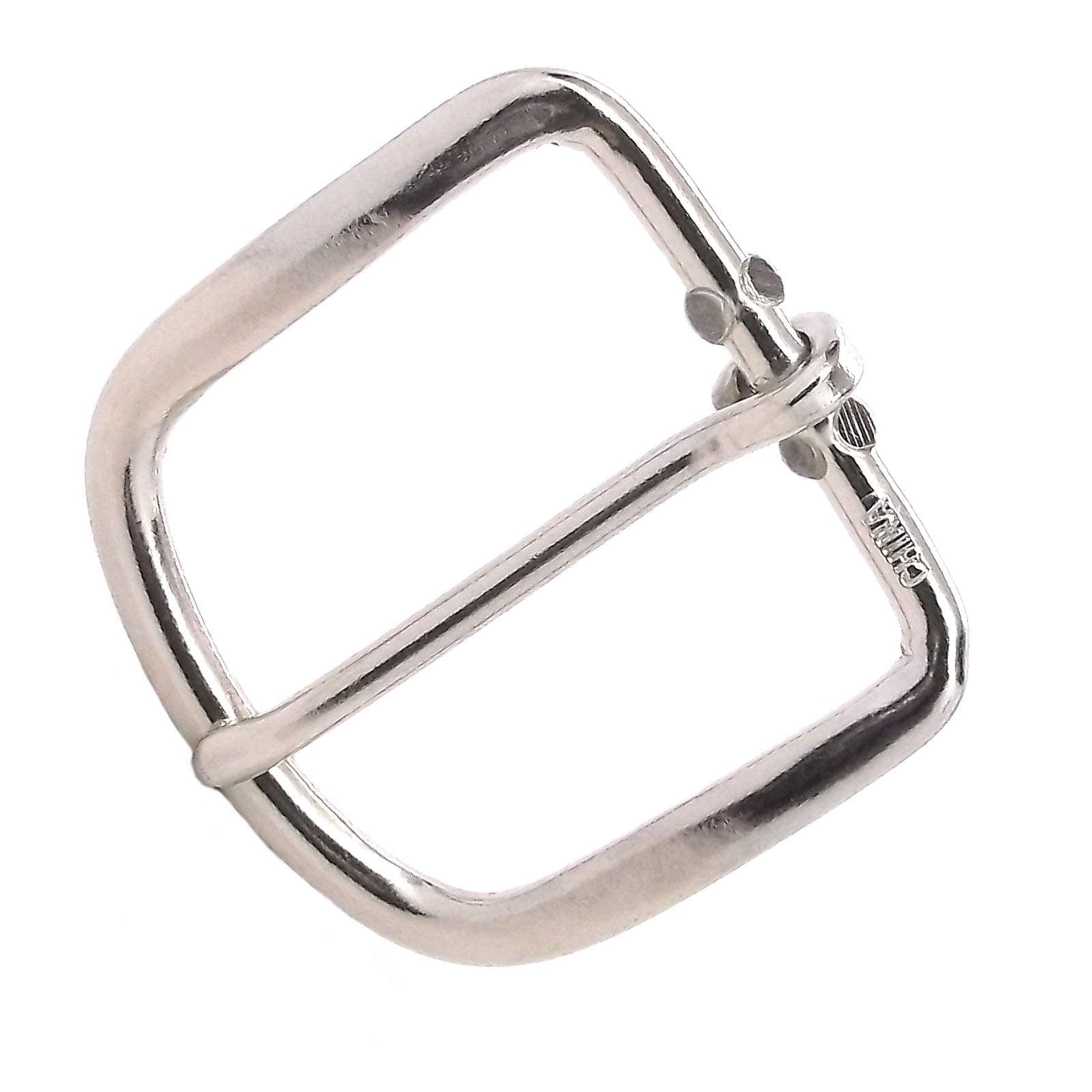 Tandy Leather 1-1/2" Nickel Plated Econo Heel Bar Buckle 1576-22