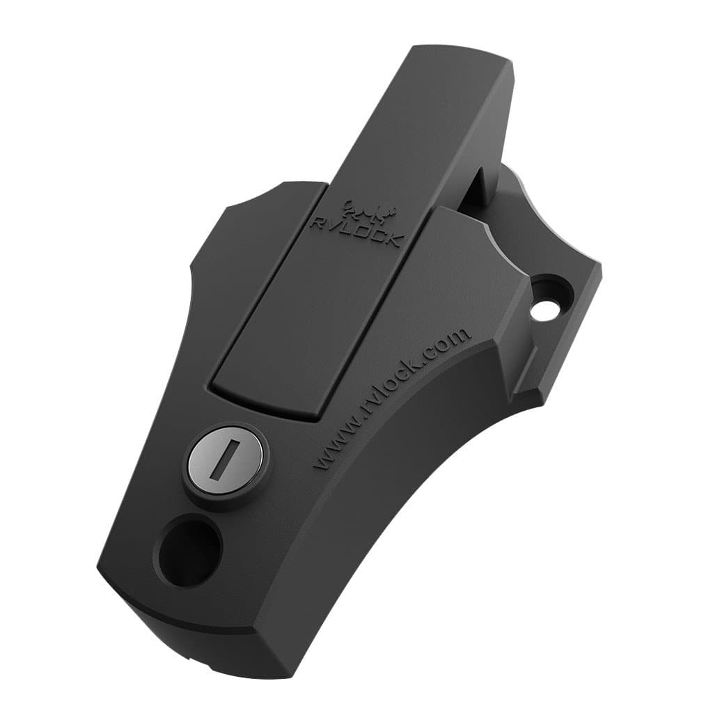 Hasp Bar Latch for Trailer, RV or Camper, 1 Mechanical Key, RV Supplies