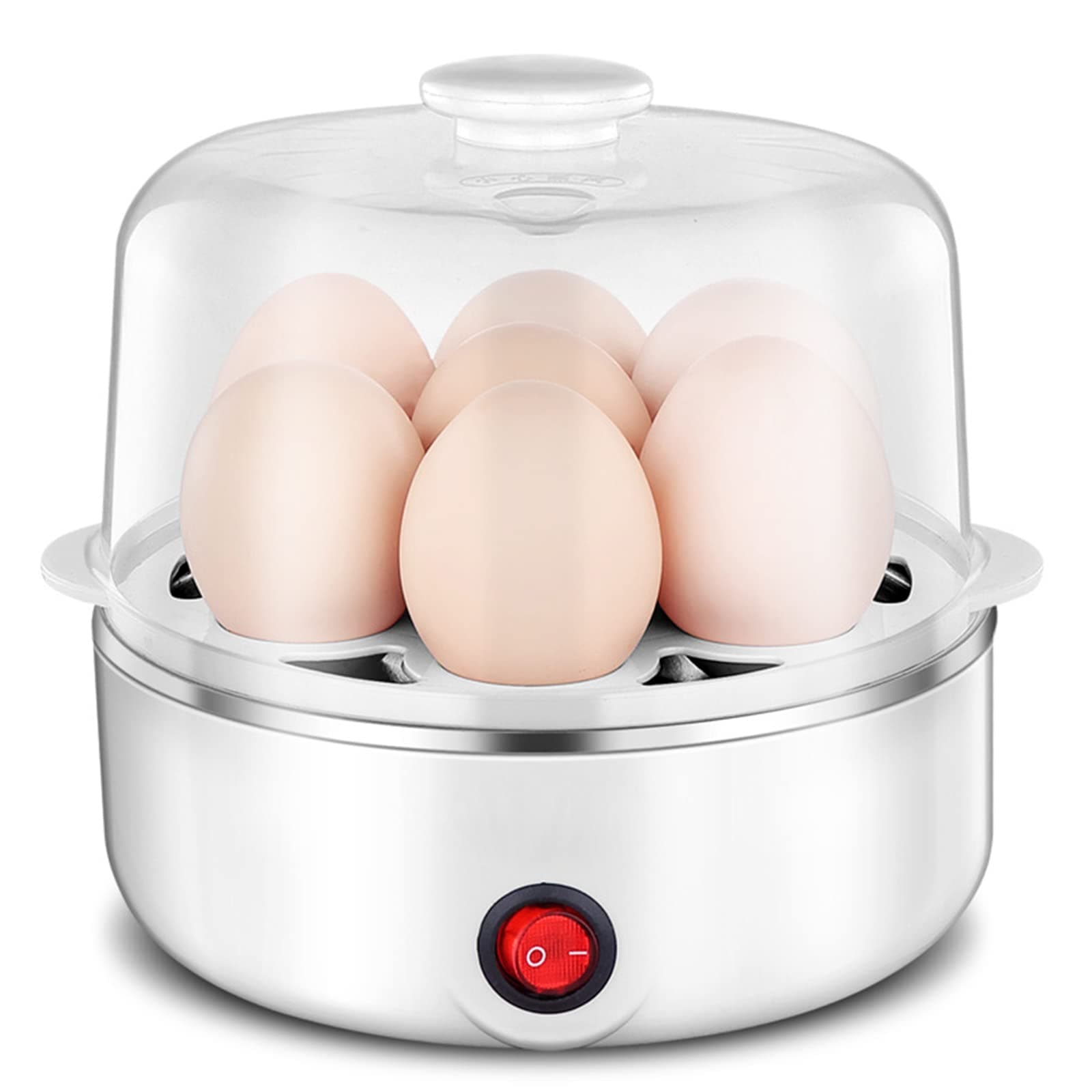 BURDEAN Rapid Egg Cooker: 7 Egg Capacity Electric Egg Cooker for Hard Boiled Eggs with Auto Shut Off Feature