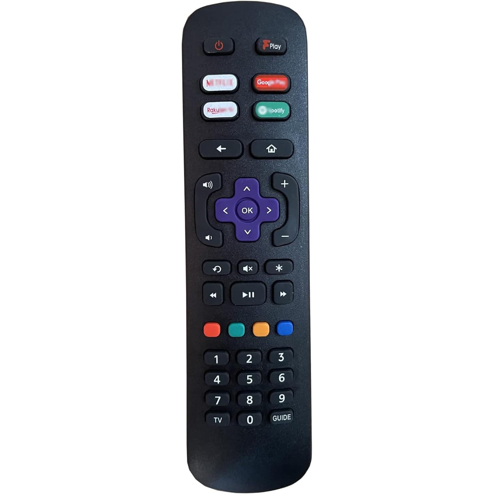 for hisense roku tv remote control compatible for Hisense Roku Remote Control fit for R43B7120UK R50B7120UK R55B7120UK R65B7120UK compatible Hisense Roku TV B7120 - No Setup Required