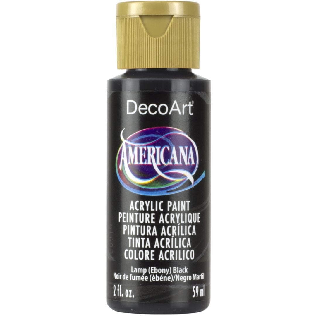 DecoArt AMERICANA 2OZ EBONY BLACK