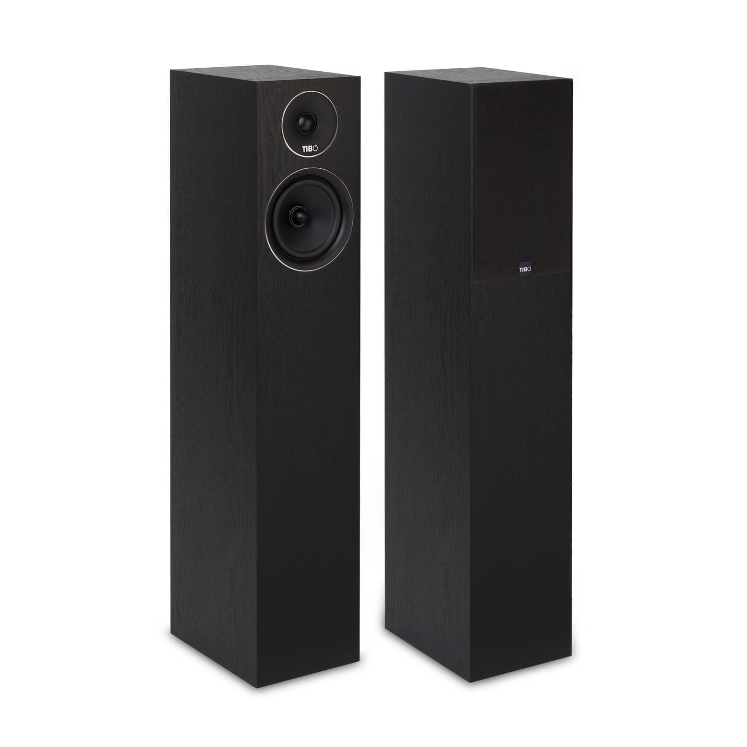 TIBO Harmony 8 Passive Hi-Fi Floor Standing Speakers 200W, Black