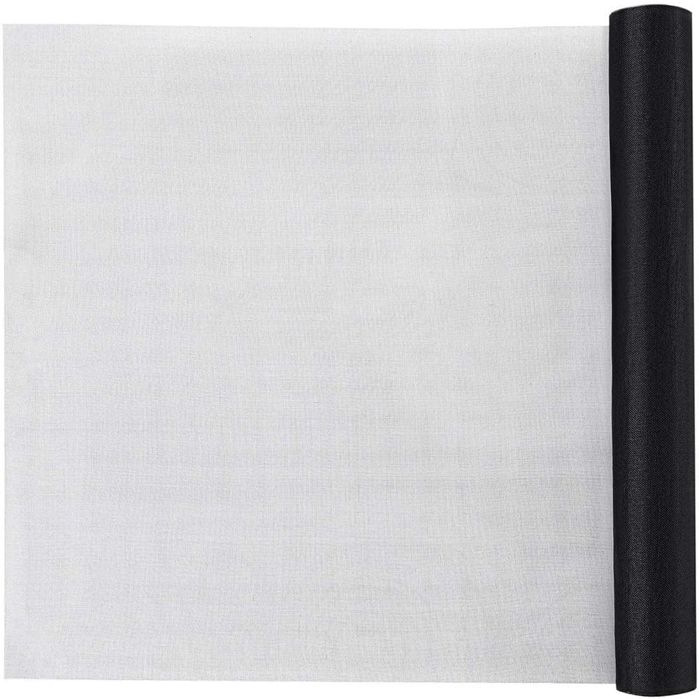 Loboo Idea Fiberglass Window Screen Mesh, Replaceable Window Screens Mesh/Fiberglass Screen Roll for Fiberglass Door, Window Screen and Courtyard Wall(150x500cm (59x196.85 Inches),Black)