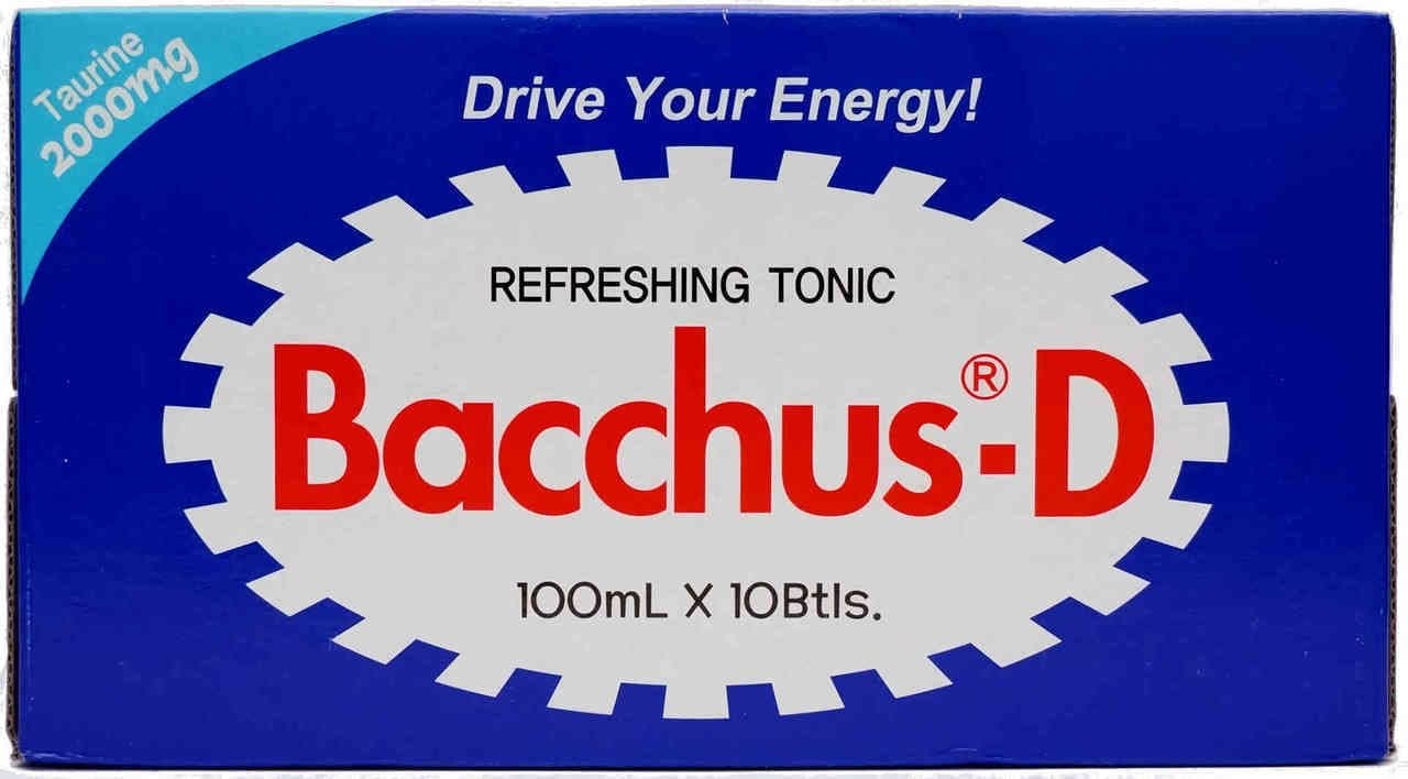 Bacchus-d Energy Drink 10 X 100ml 3.3 Fl Oz by dong-A