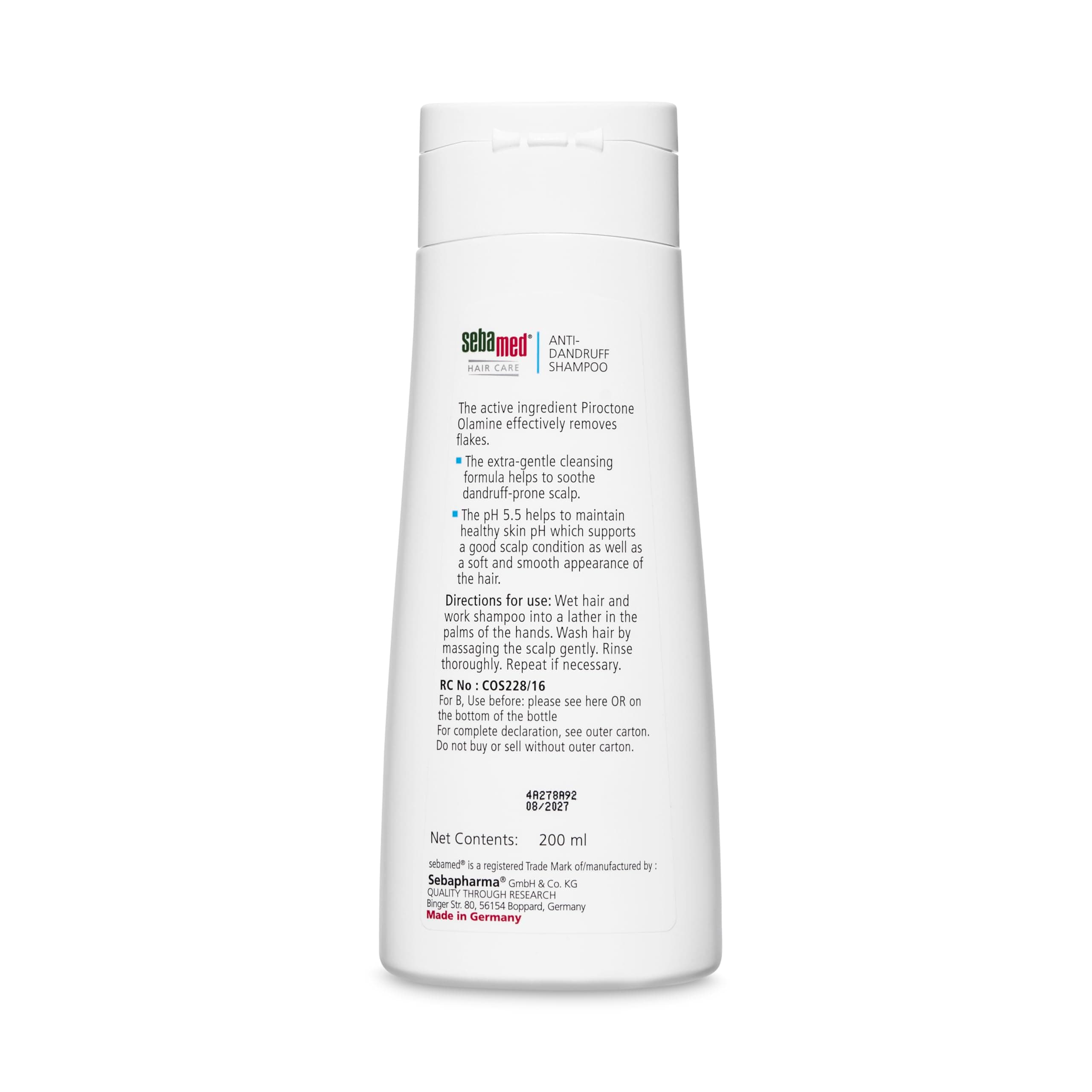 SebaMed Anti Dandruff Shampoo 200ml (New Packaging)