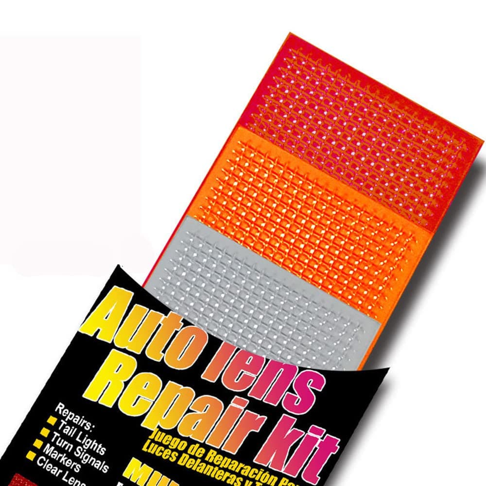 Car Auto Lens Repair Kit,Multi-Pack Repairs Tail Lights, Turn Lights, Makers and Clear Lenses.