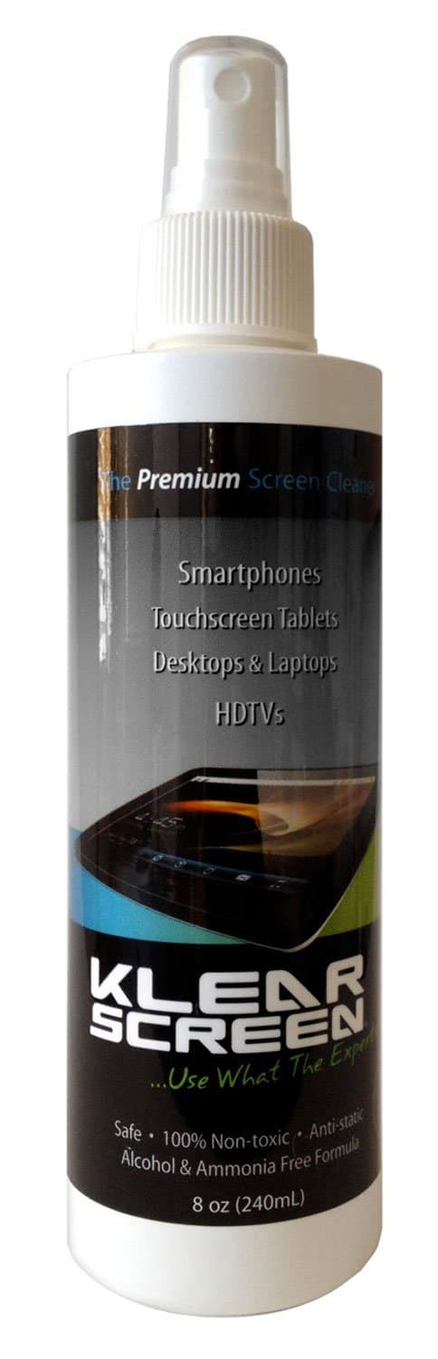 Premium Cleaner Spray One 8oz Bottles TV Screen Cleaner, Computer Screen Cleaner Phone, Ipad, Made in The USA