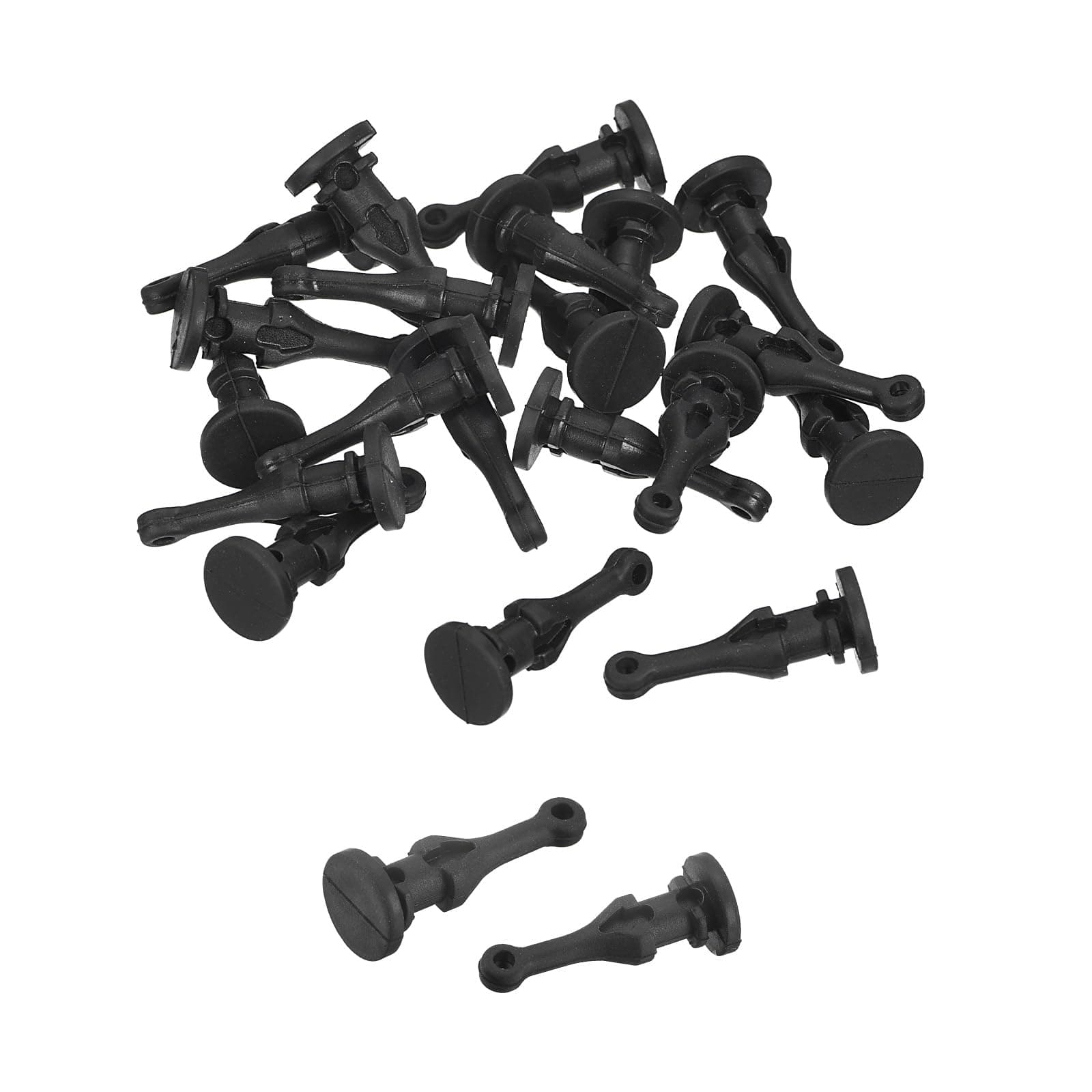 Case Fan Mount Screws Silicone Reducing Noise Vibration Mounting Pin Rivet, 9mm x 22.7mm for PC Chassis Cooling Fans 20 Pcs