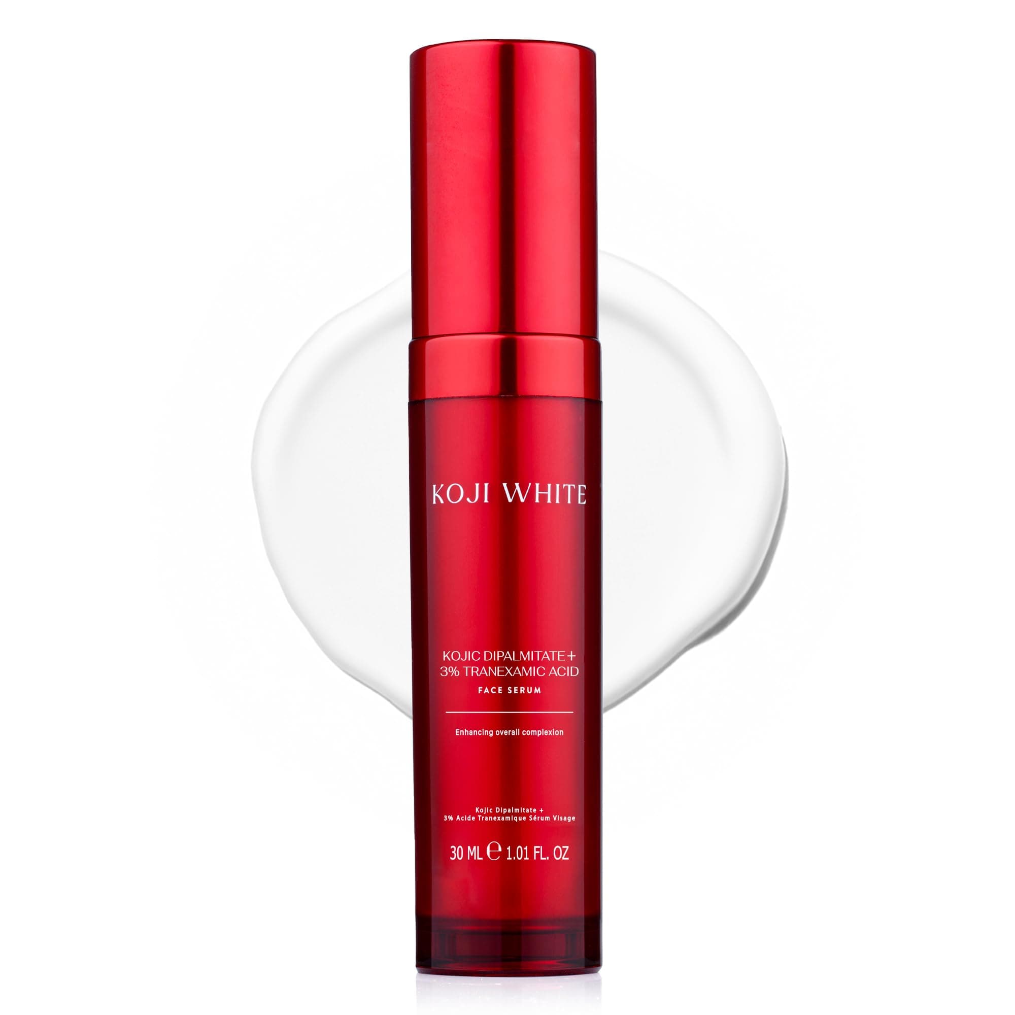 2% Kojic Acid Dipalmitate + 3% Tranexamic Acid Serum - Facial Serum for Women, Hydrating with Niacinamide - Vegan, Fragrance-Free, Unscented for Sensitive Skin & Uneven Tone - 1.01 Fl Oz