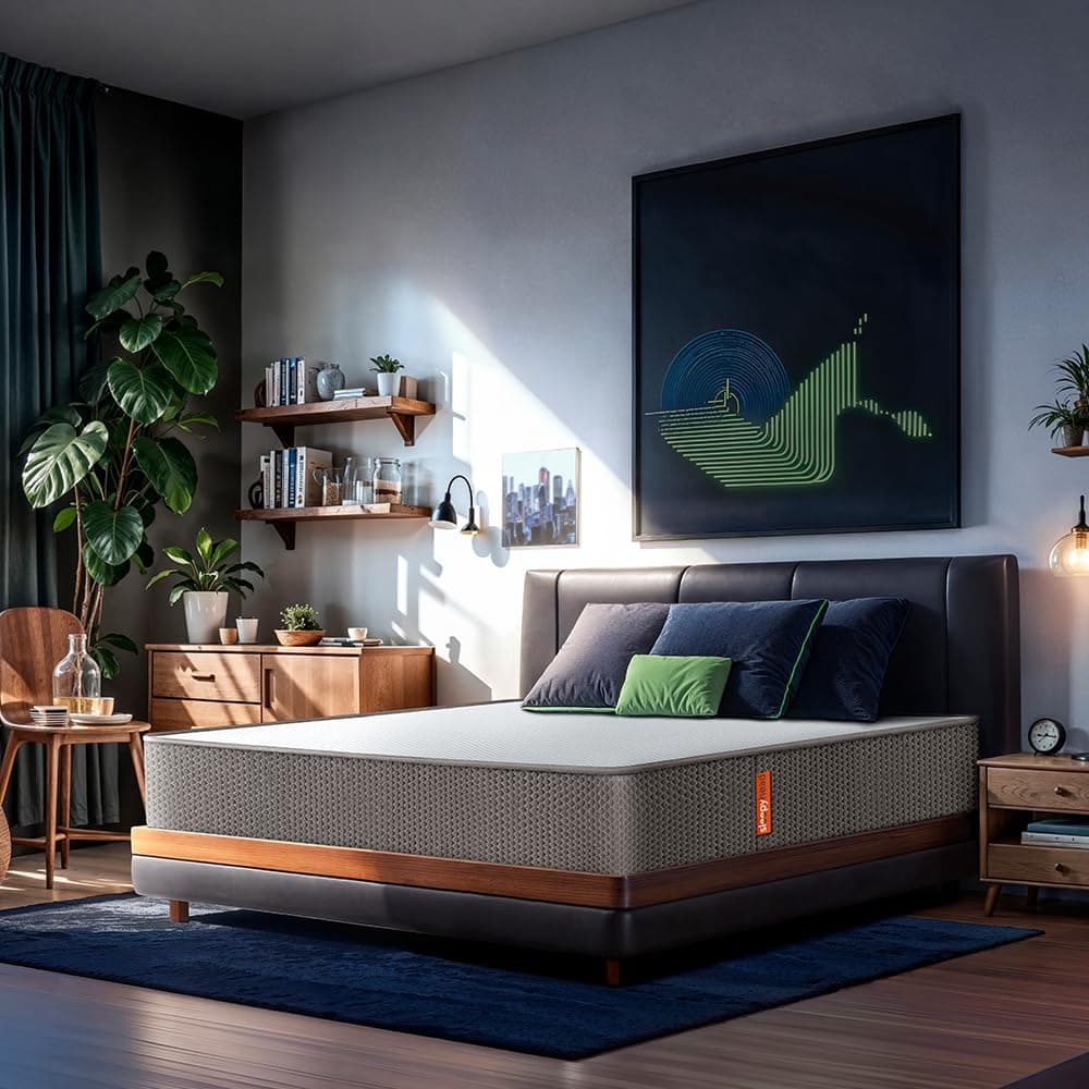 Sleepyhead Flip - Premium Dual Sided High Density Foam King Bed Mattress with Firm & Medium Soft Sides, 7 Years Warranty, 5 Inch King Size Bed Mattress (72X72X5)