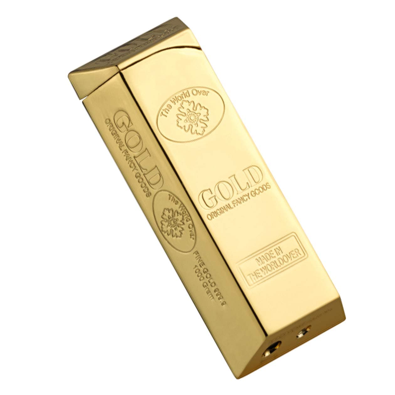 MyOwnName Cool Lighter with Laser Engraving | Gold Bar Look | Lighter with Free Laser Engraving