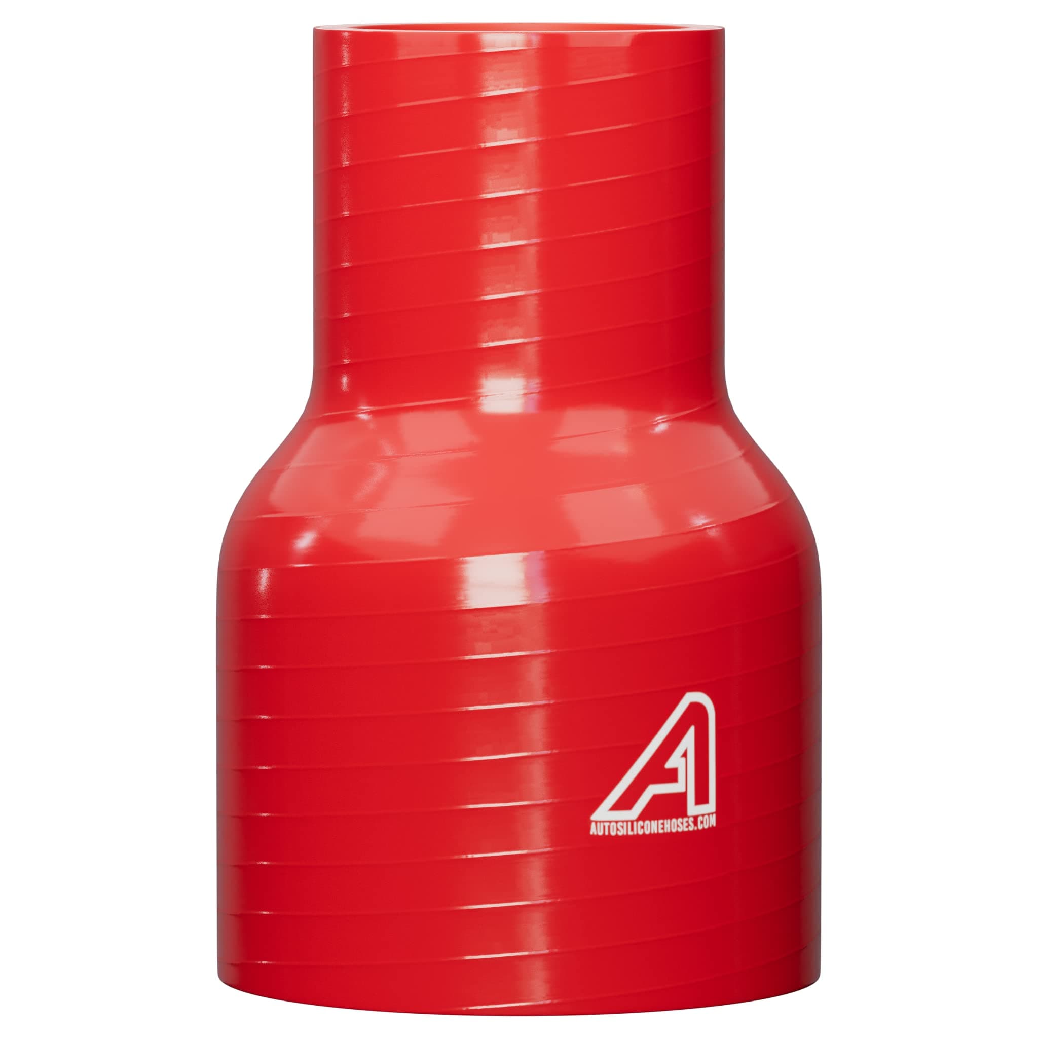 AP Automotive 90mm (3.5") to 51mm (2") Straight Reducer Hose Coupler Intercooler Universal Tube Red