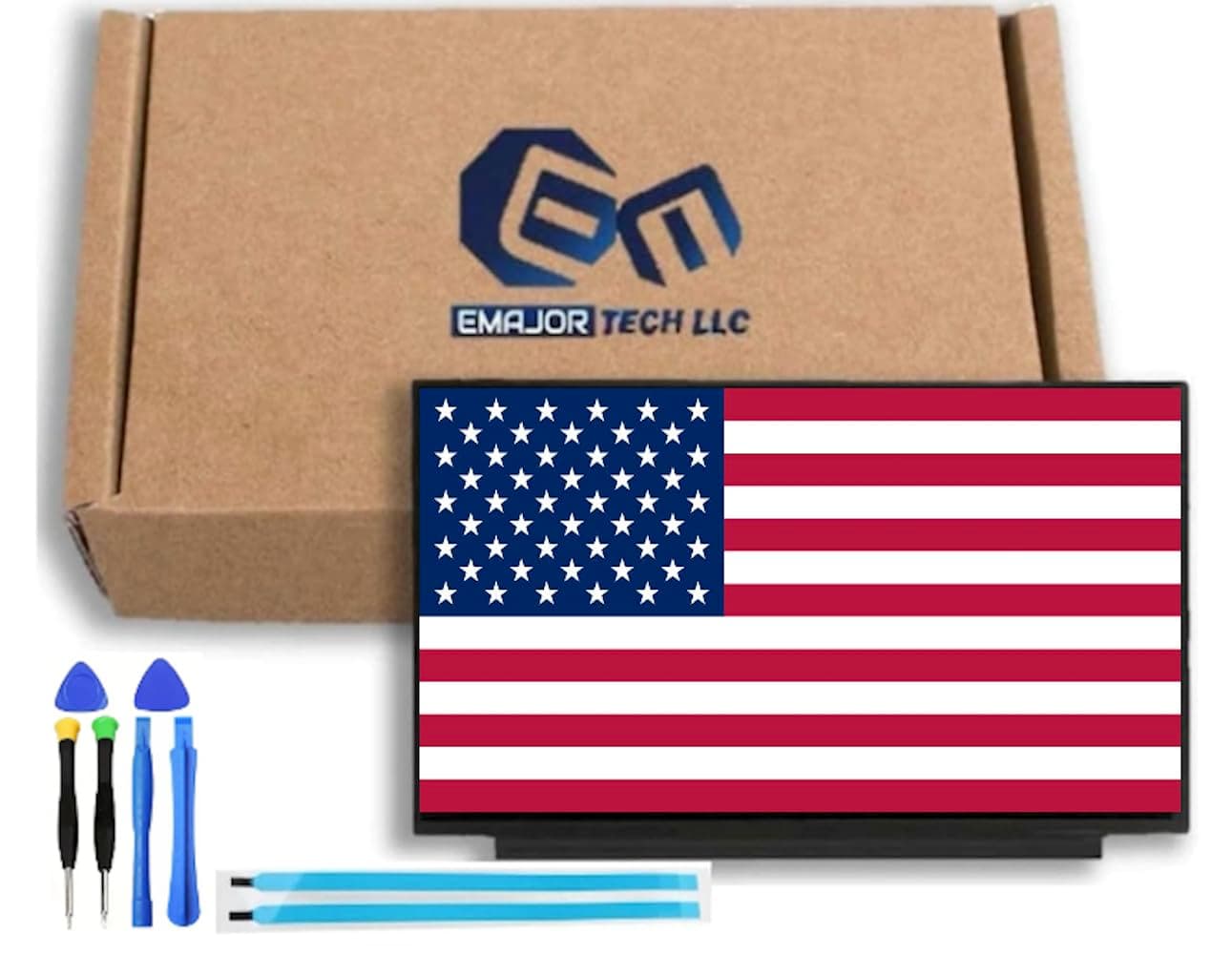 EM EMAJOR TECH LLC B156XTN08.0 15.6" HD eDP LED LCD Replacement Screen Display New