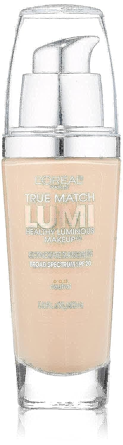 True Match Combination Lumi Healthy Light Luminous Liquid Makeup, N1-2 Soft Ivory/Classic Ivory , 1 Fl. Oz.