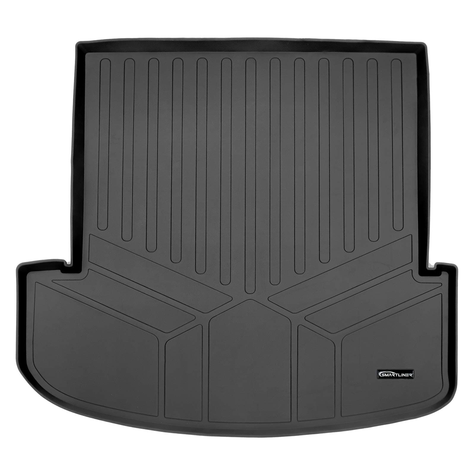 SMARTLINER All Weather Custom Fit Cargo Liner Trunk Floor Mat Black for 2020 Kia Telluride