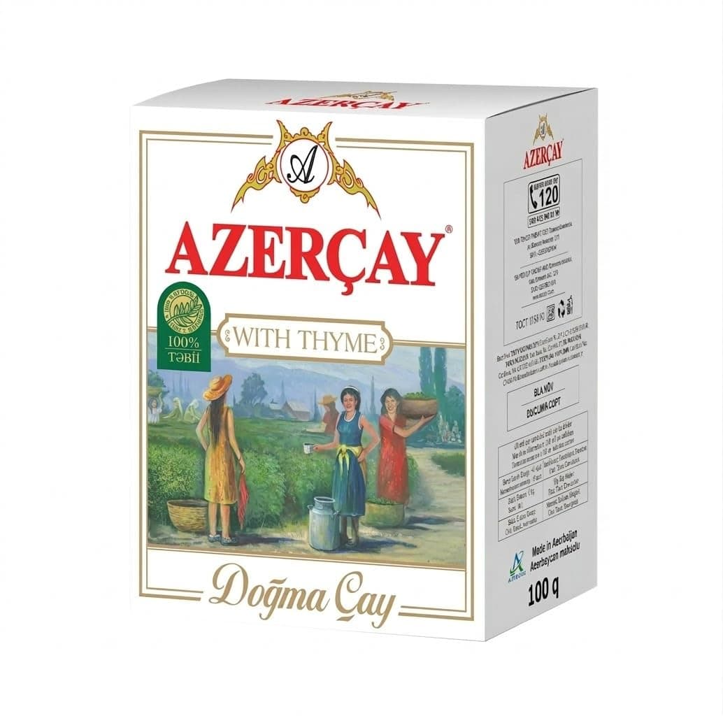 Azercay With Tyme 100 Gr Black Tea With Thyme