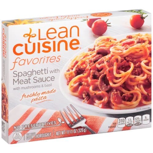 LEAN CUISINE SPAGHETTI WITH MEAT SAUCE PASTA 11.5 OZ PACK OF 3