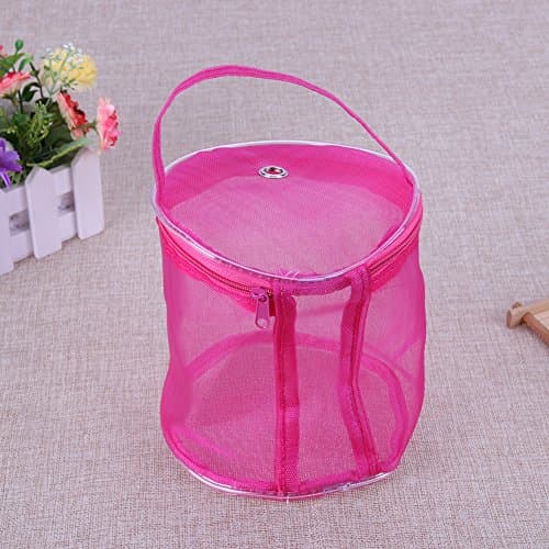 Mesh Sewing Kit Bag DIY Hand Weaving Tools Organizer Hollow DIY Hand Weaving Yarn Bag Crochet Thread Storage Mesh Holder
