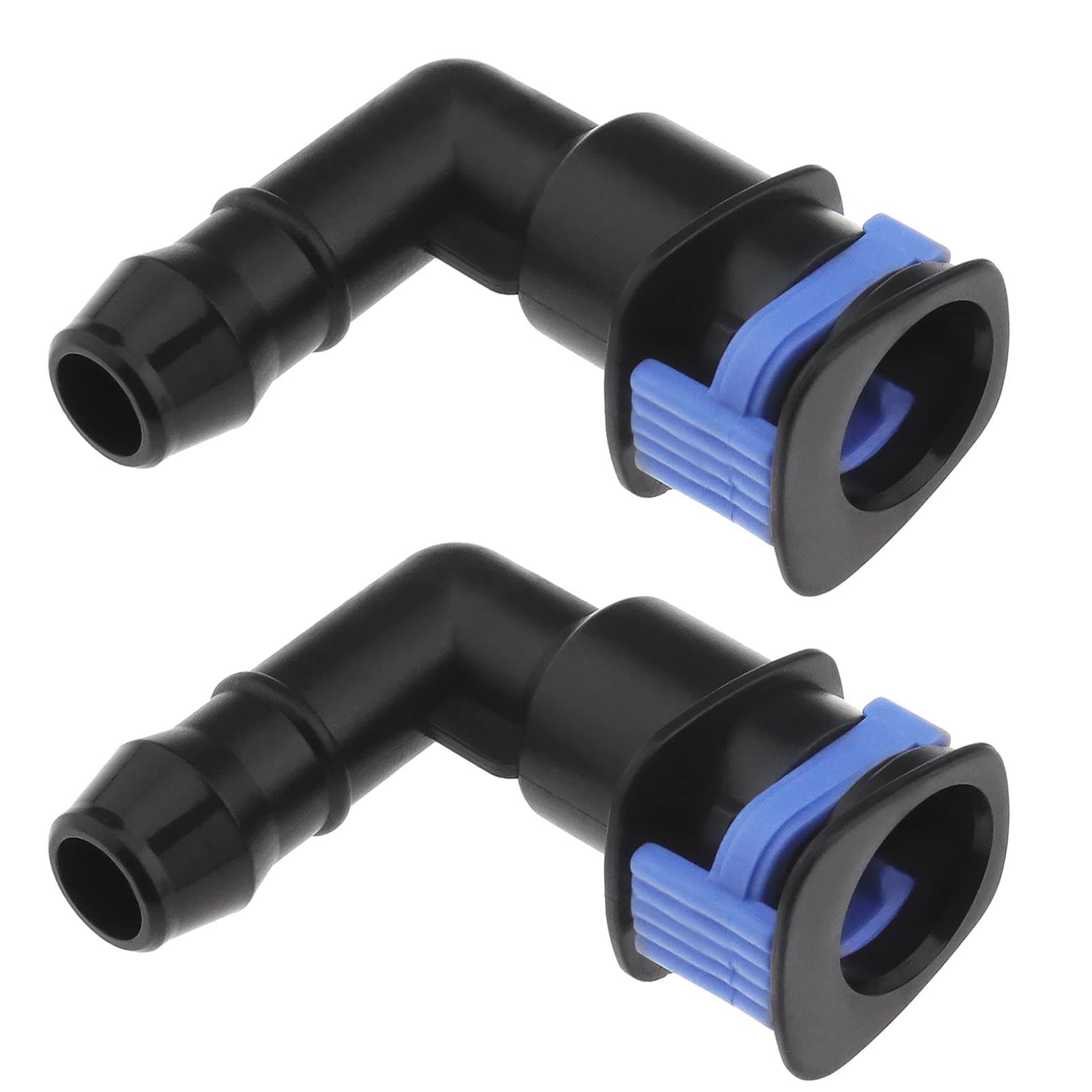 2Pcs Car Headlight Washer Connector Joint Elbow 1J0955665E Compatible with Beetle A6 A8 TT/TTS Fabia Octavia Roomster Superb Alhambra