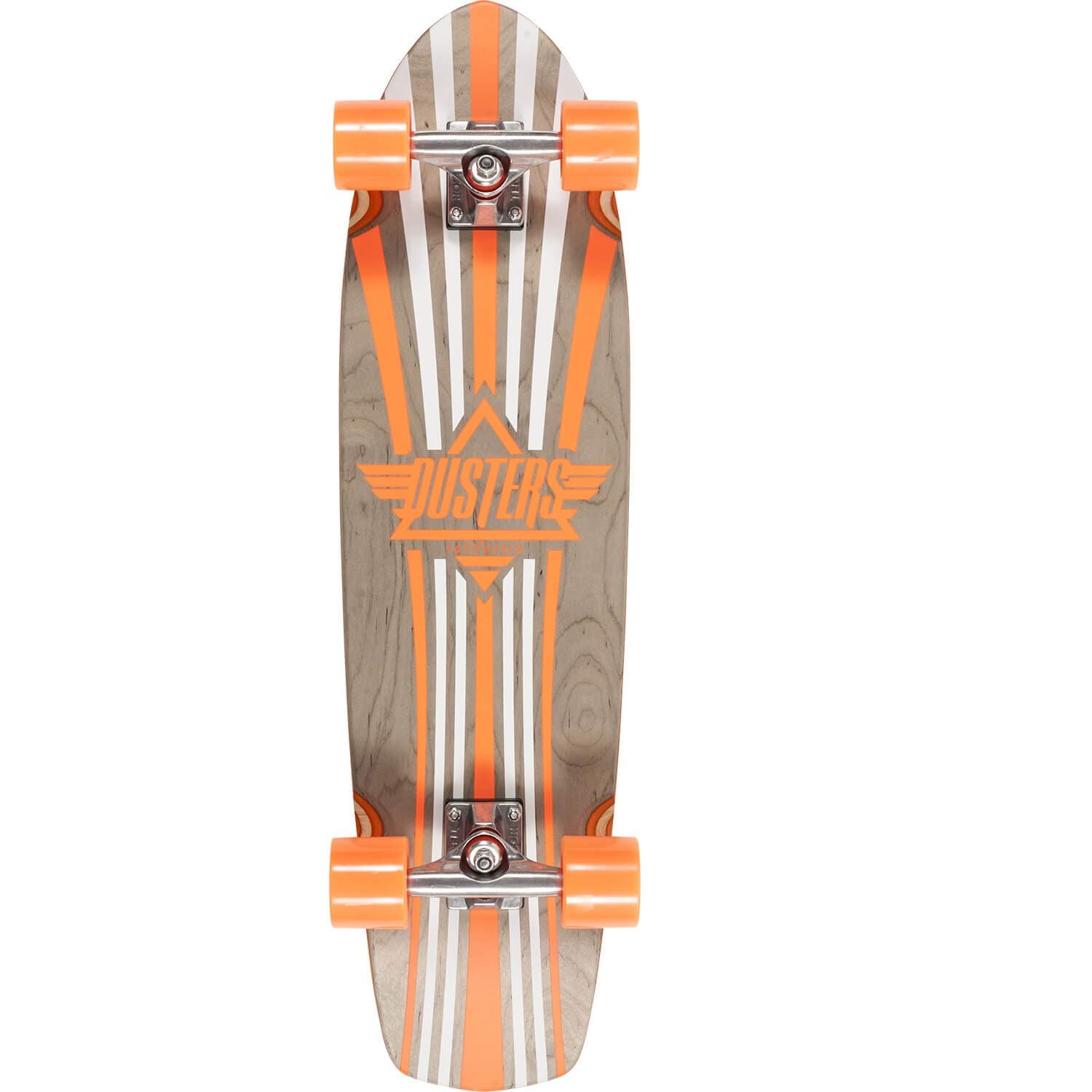 Dusters Keen Cruiser Complete Skateboard,Tonic Orange,31
