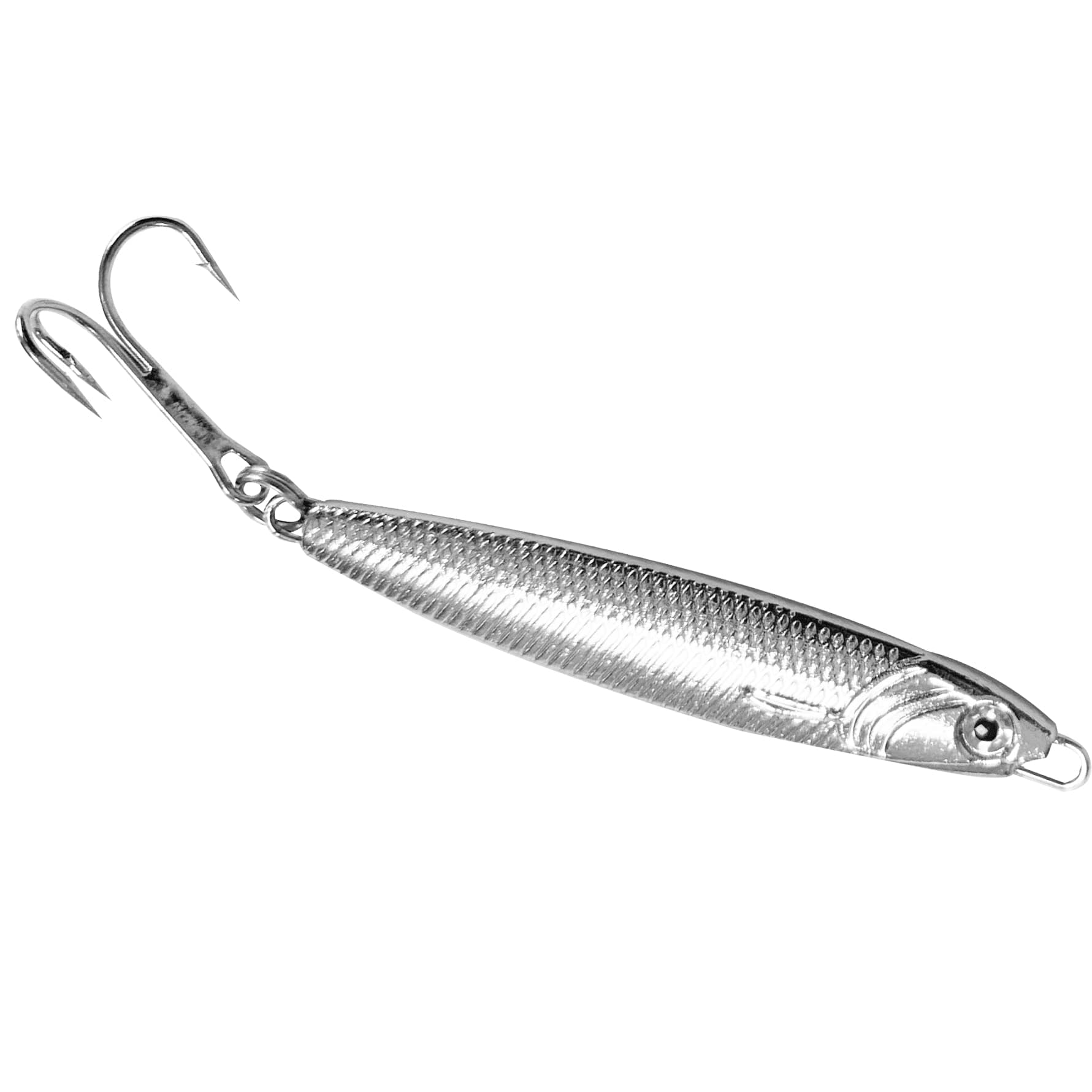 Fishing Spinner Lures for Mackerel Cod Bass Pike - Silver Minnow Stinger Spinning Lure Saltwater Sea Fishing Accessories 20g 30g 40g 60g