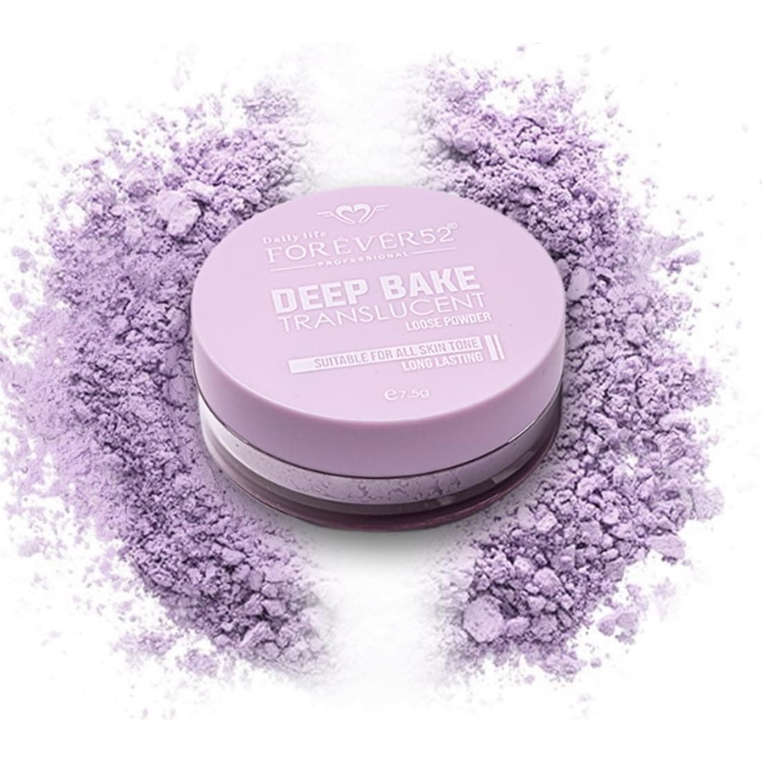 Transculent Loose Powder (Purple Viola - 008)